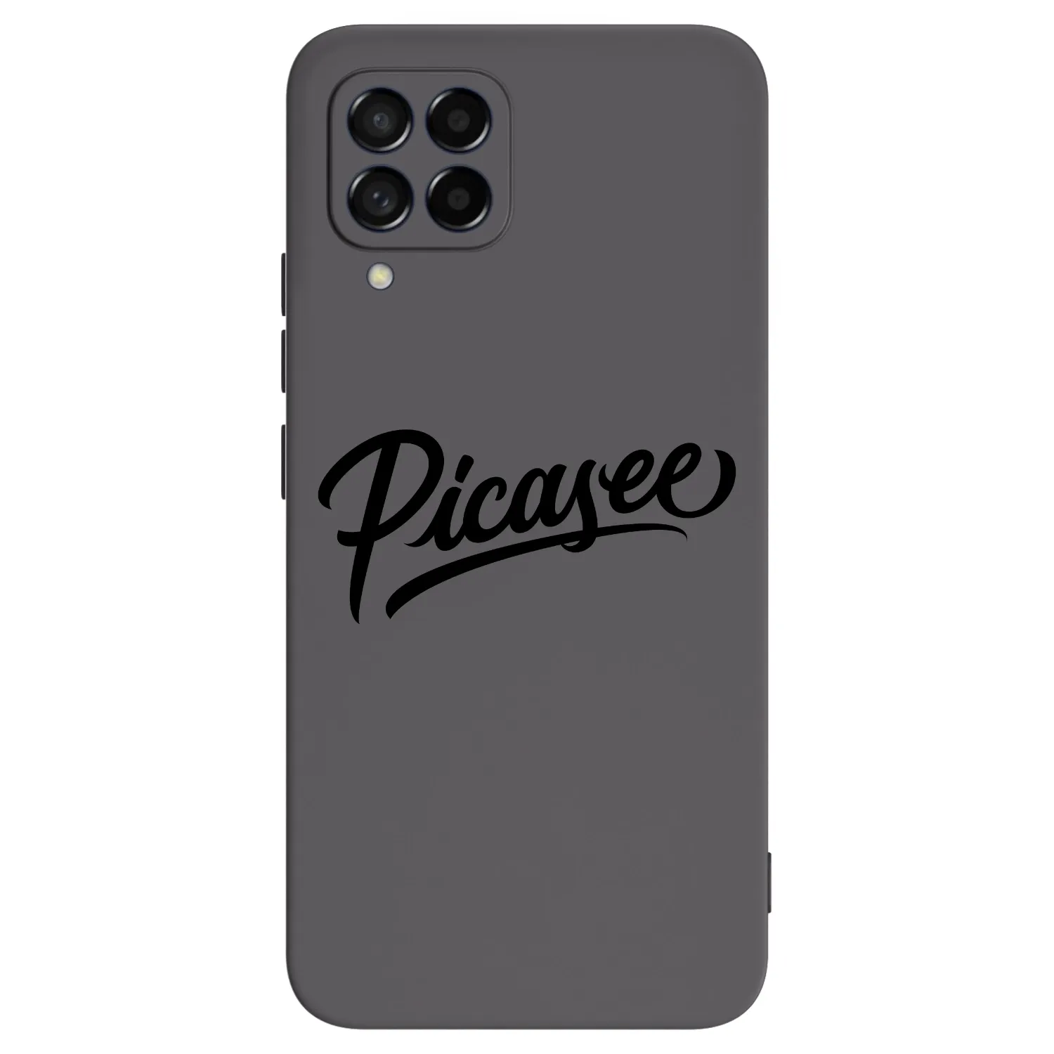 Picasee fekete szilikon tok az alábbi mobiltelefonokra Samsung Galaxy M53 5G - Picasee - old logo - black