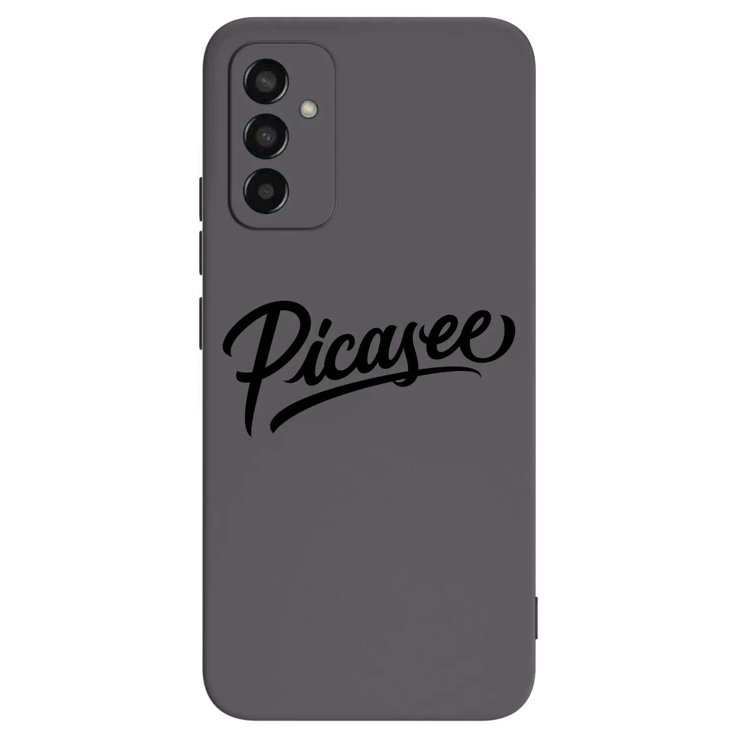 Picasee fekete szilikon tok az alábbi mobiltelefonokra Samsung Galaxy M13 M135F - Picasee - old logo - black