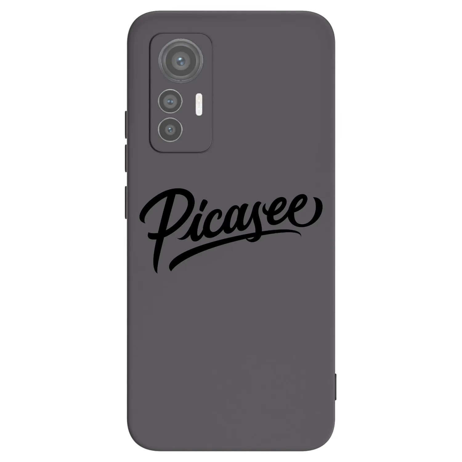 Picasee fekete szilikon tok az alábbi mobiltelefonokra Xiaomi 12 Lite - Picasee - old logo - black