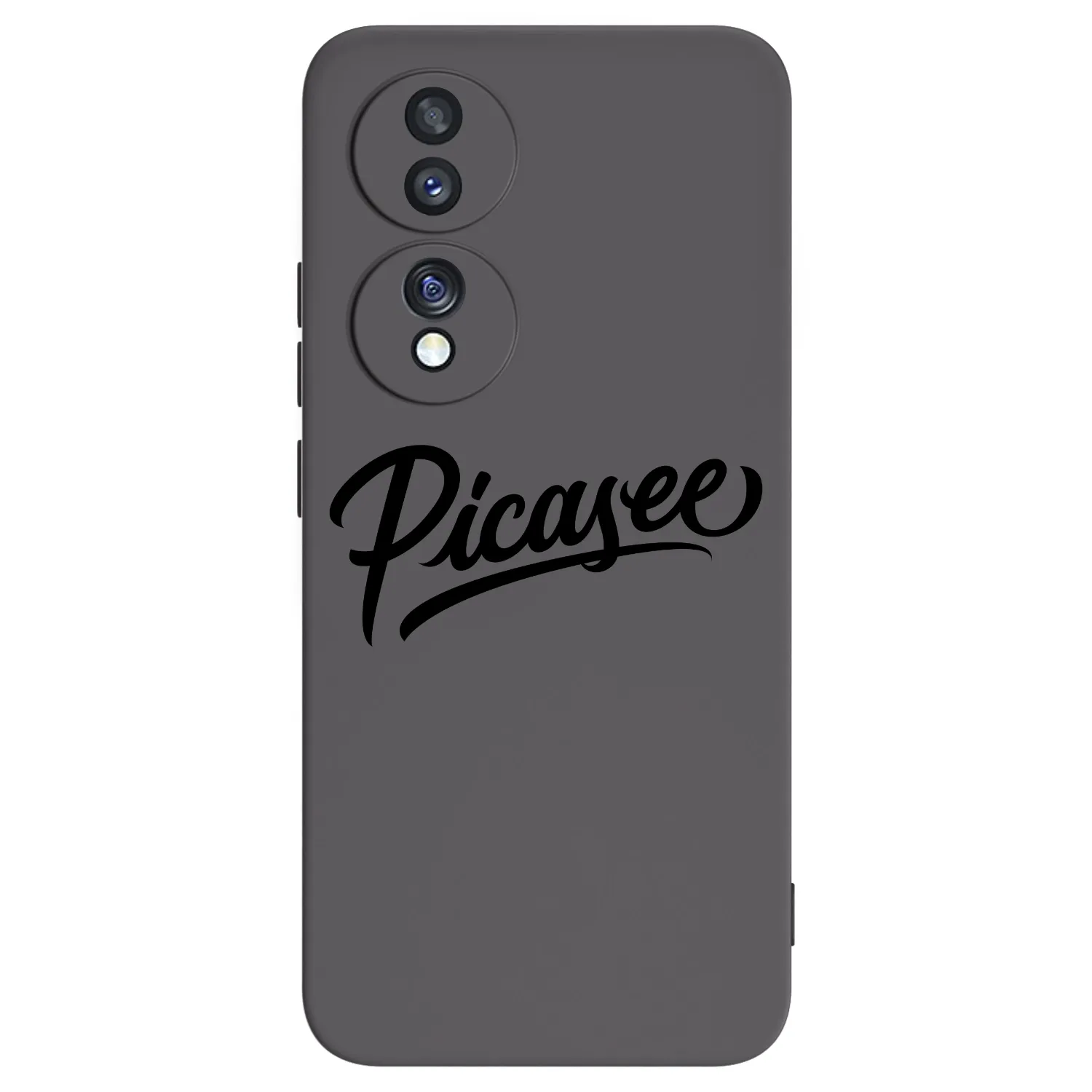Picasee fekete szilikon tok az alábbi mobiltelefonokra Honor 70 - Picasee - old logo - black