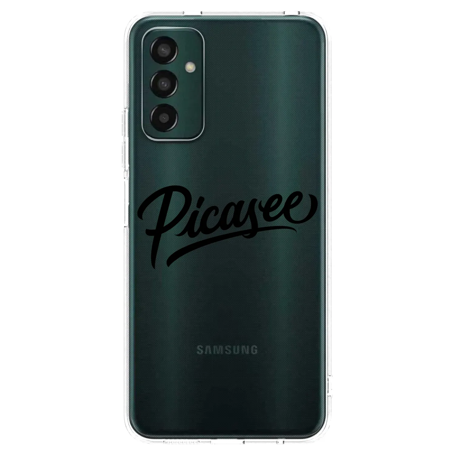 Picasee átlátszó szilikon tok az alábbi mobiltelefonokra Samsung Galaxy M23 5G - Picasee - old logo - black