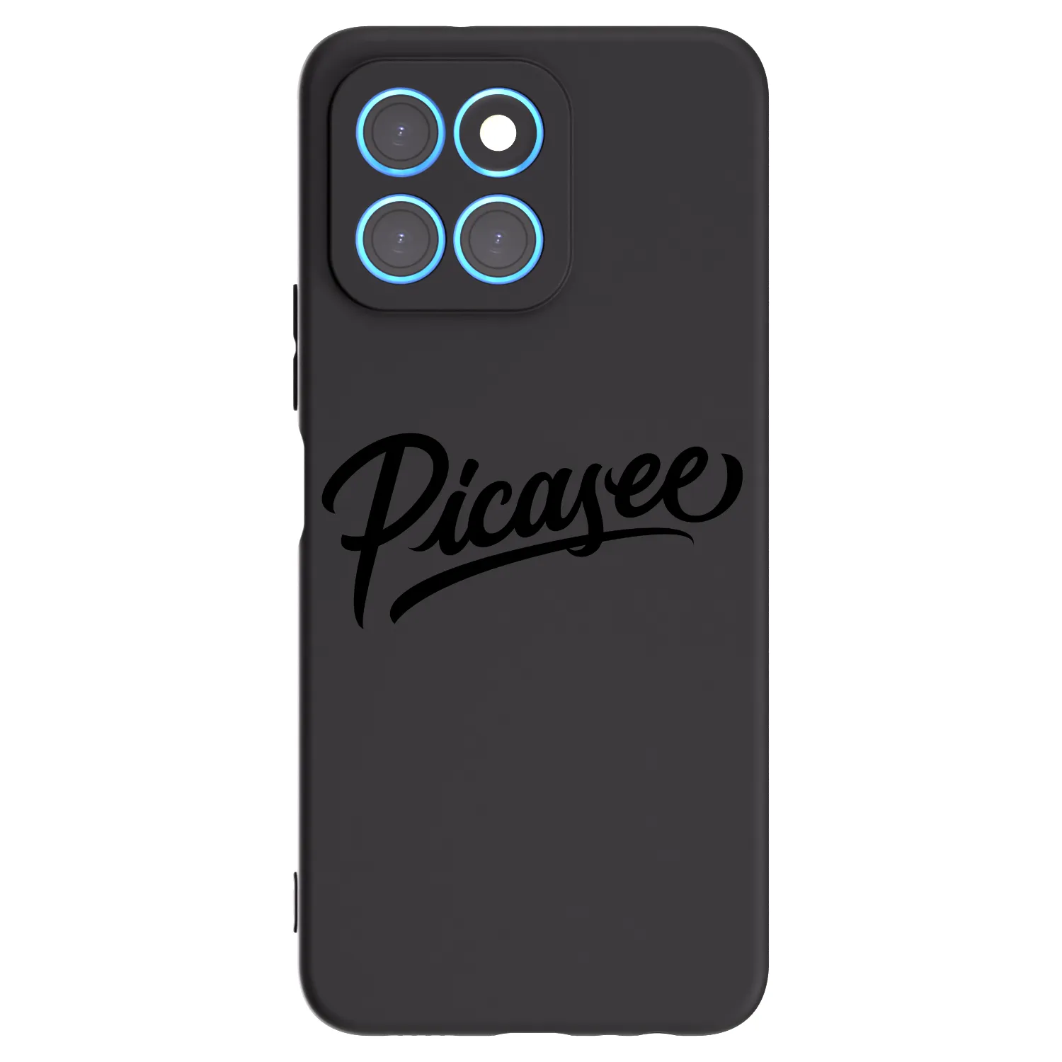 Picasee fekete szilikon tok az alábbi mobiltelefonokra Honor X8 5G - Picasee - old logo - black