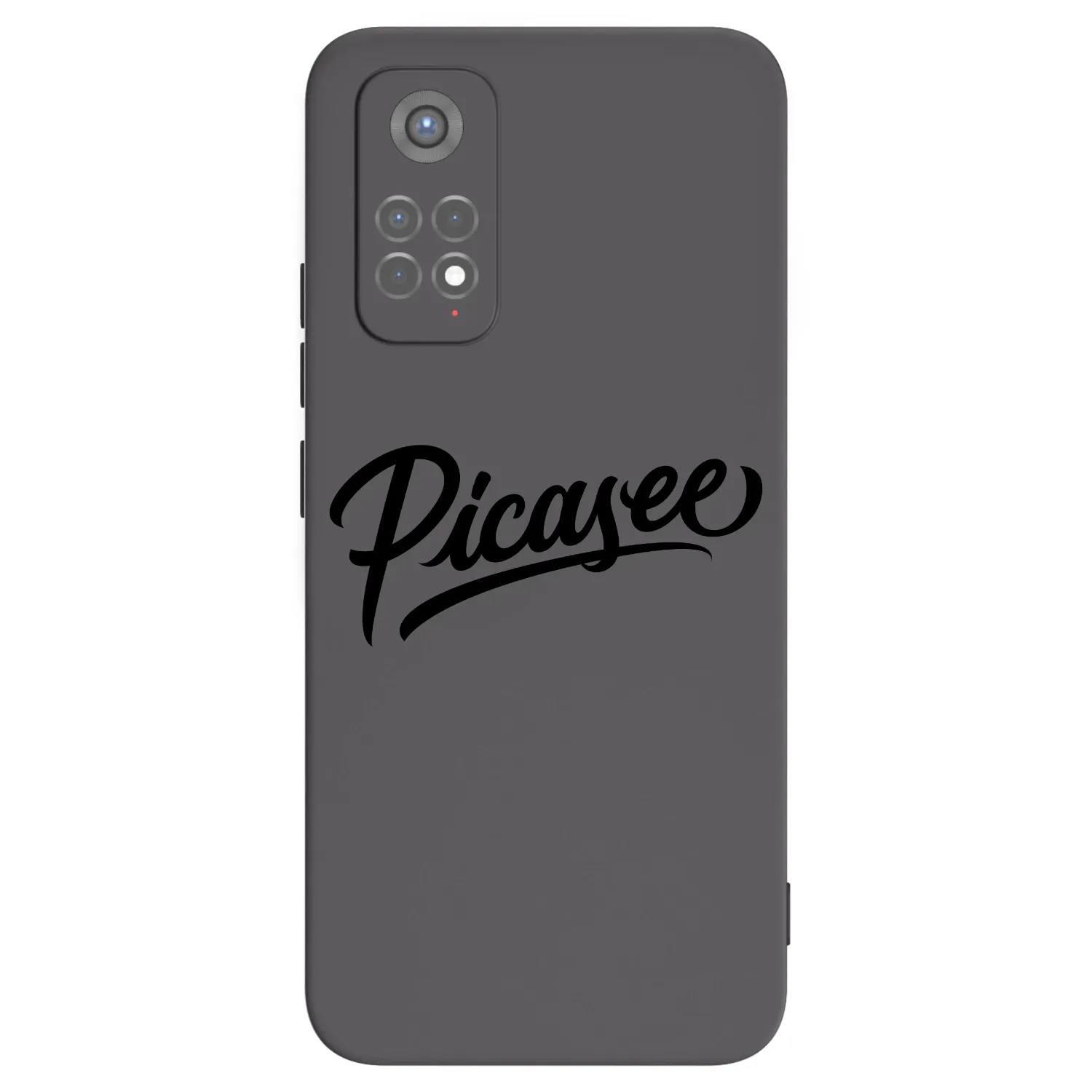 Picasee fekete szilikon tok az alábbi mobiltelefonokra Xiaomi Redmi Note 11S 5G - Picasee - old logo - black