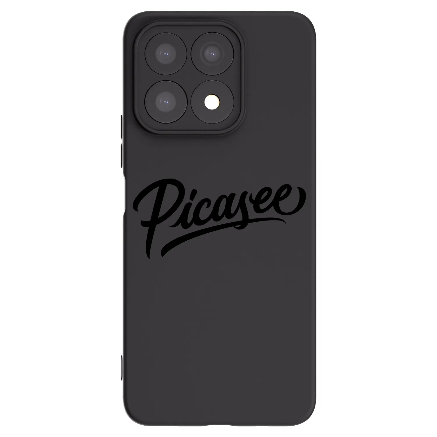 Picasee fekete szilikon tok az alábbi mobiltelefonokra Honor X8a - Picasee - old logo - black