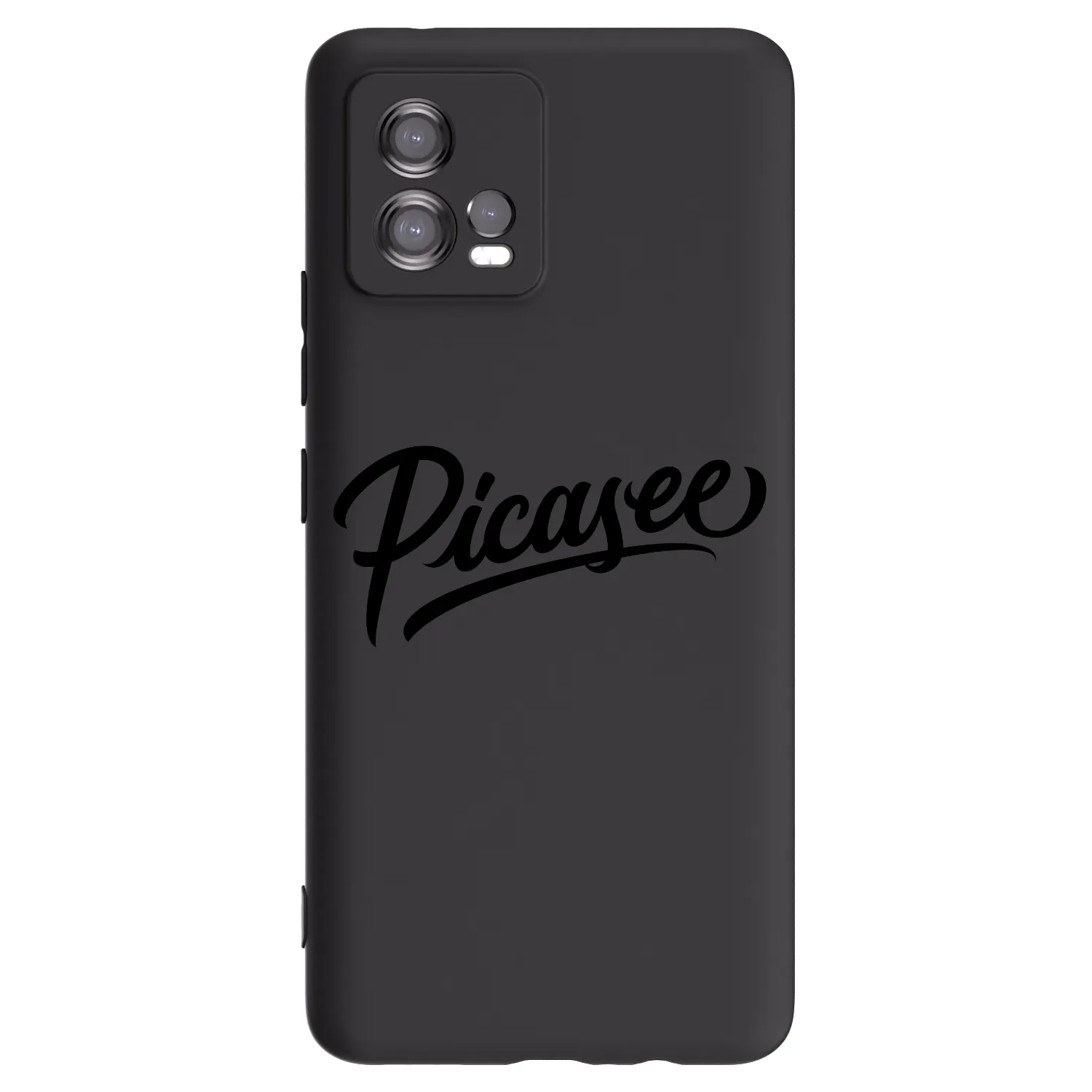 Picasee fekete szilikon tok az alábbi mobiltelefonokra Motorola Moto G72 - Picasee - old logo - black