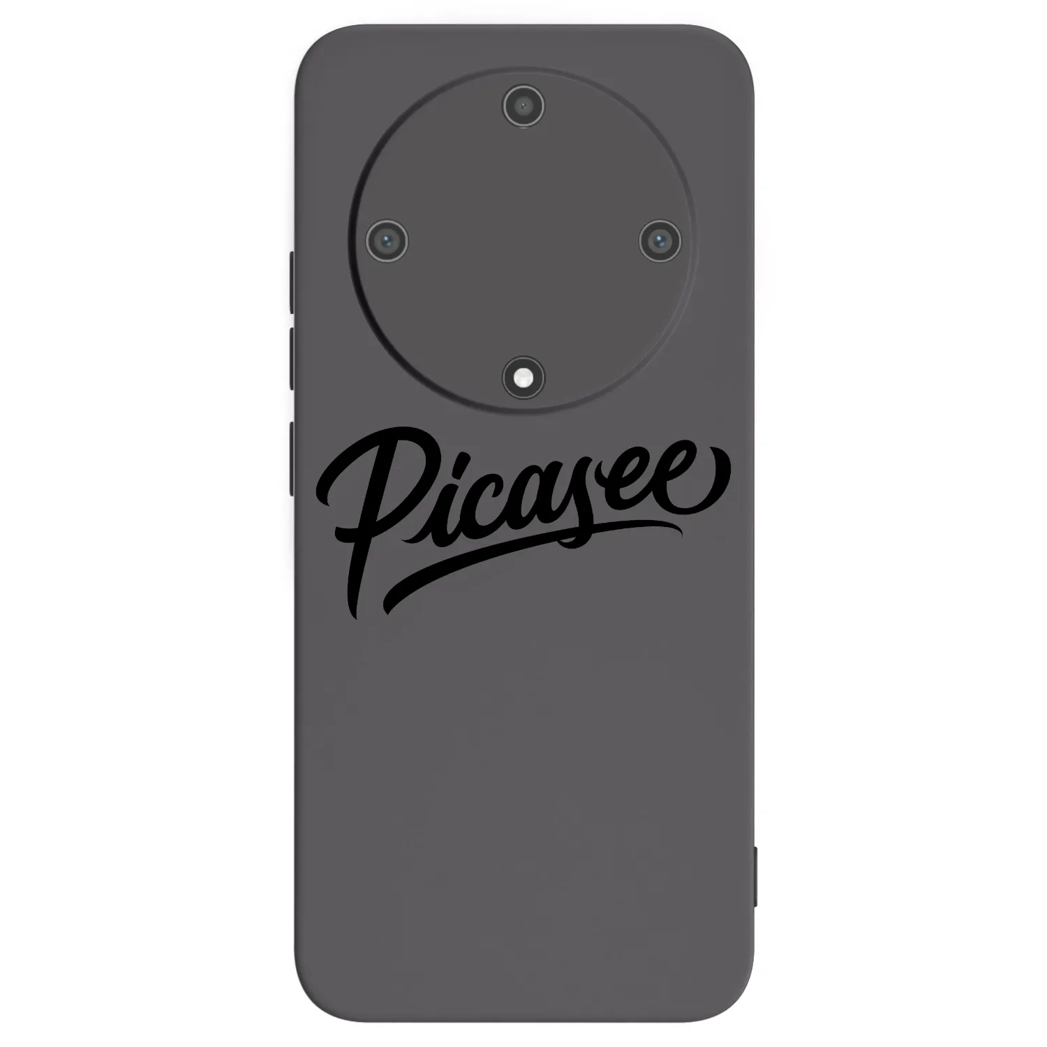 Picasee fekete szilikon tok az alábbi mobiltelefonokra Honor Magic5 Lite 5G - Picasee - old logo - black