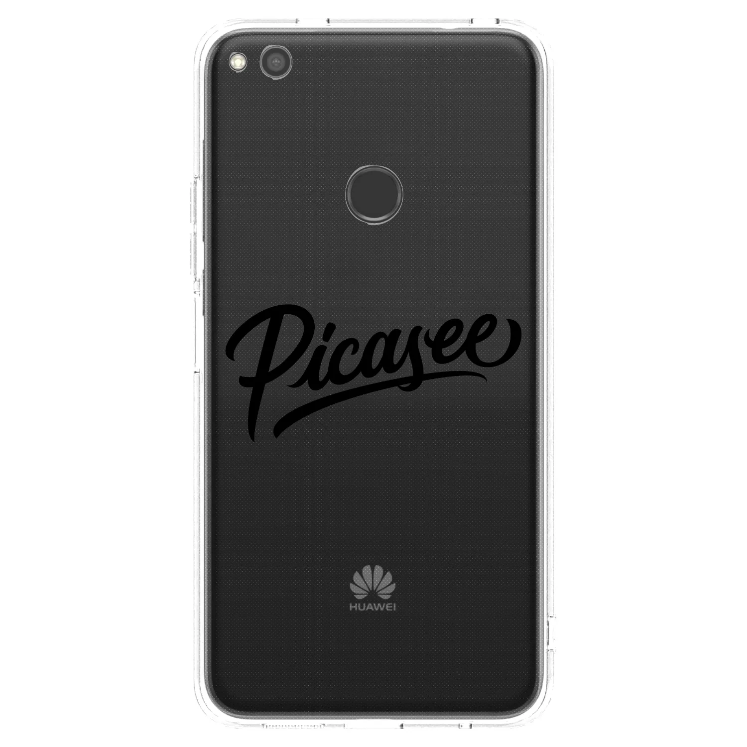 Picasee átlátszó szilikon tok az alábbi mobiltelefonokra Huawei P9 Lite 2017 - Picasee - old logo - black