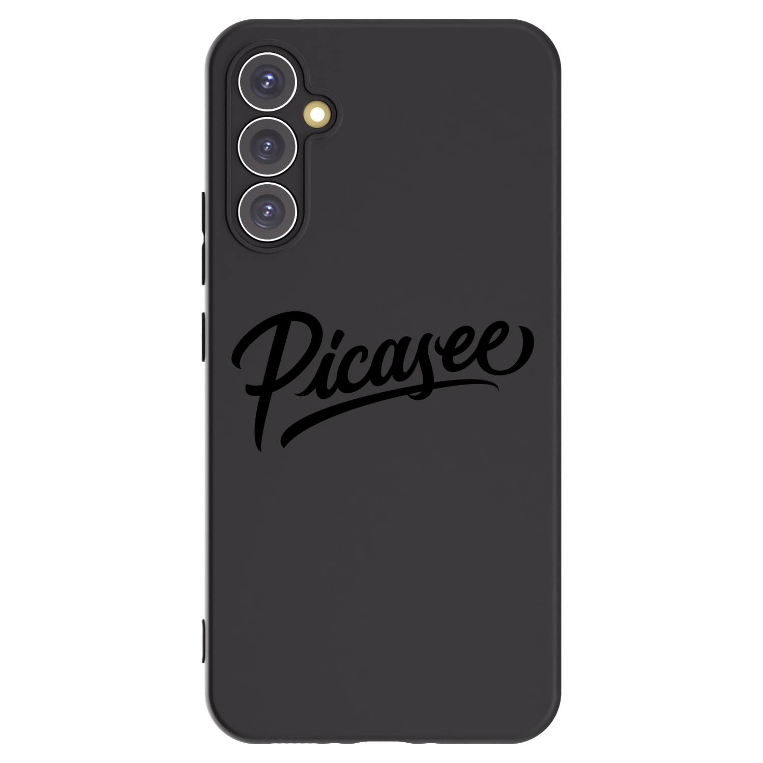 Picasee fekete szilikon tok az alábbi mobiltelefonokra Samsung Galaxy A34 5G A346B - Picasee - old logo - black