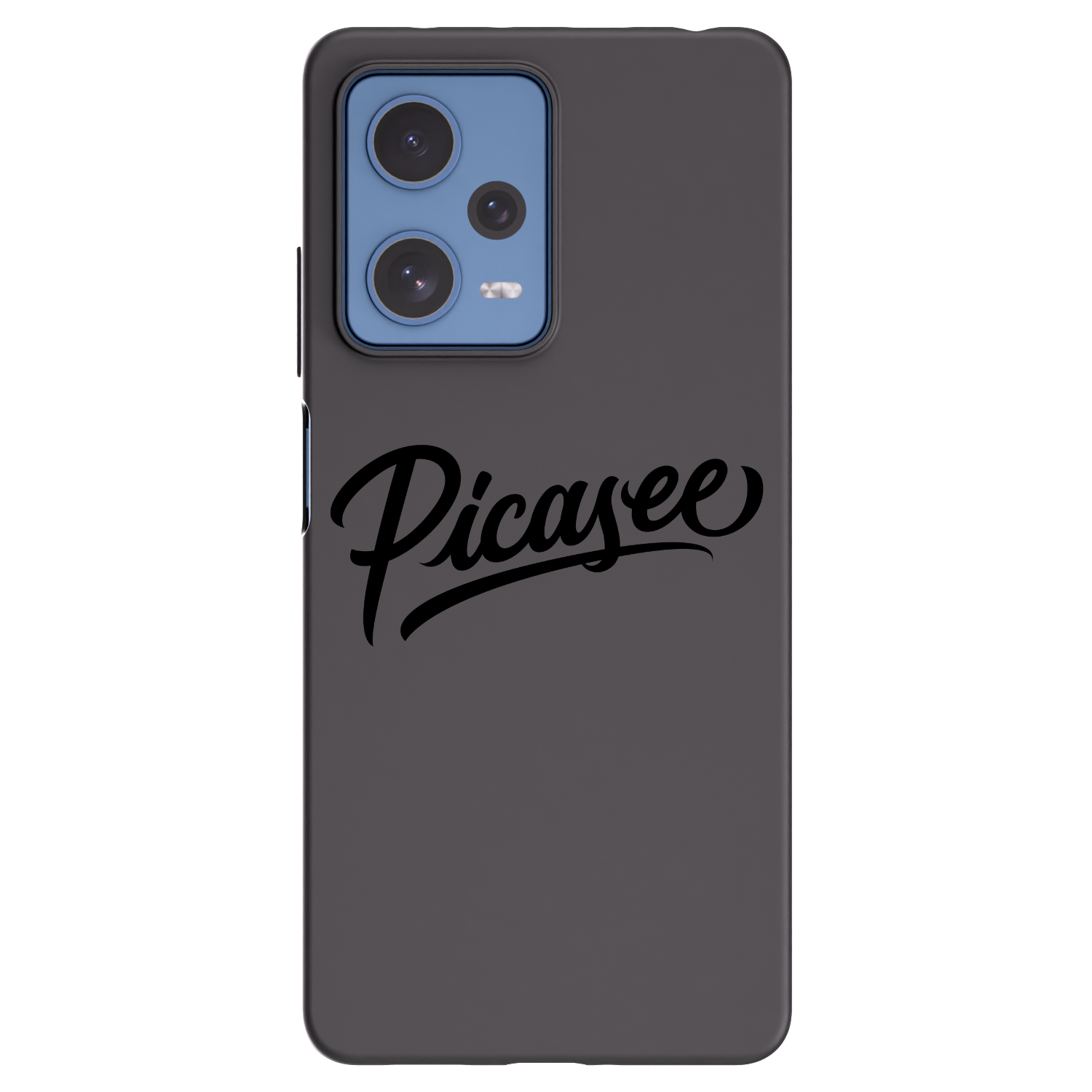 Picasee fekete szilikon tok az alábbi mobiltelefonokra Xiaomi Redmi Note 12 Pro 5G - Picasee - old logo - black