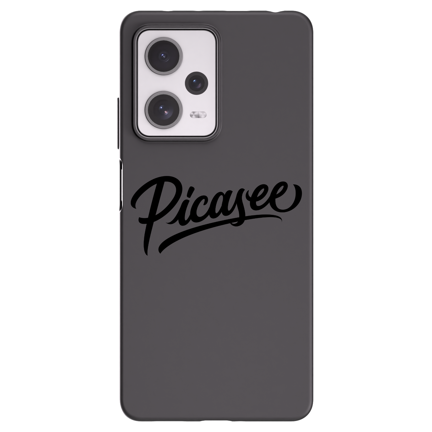 Picasee fekete szilikon tok az alábbi mobiltelefonokra Xiaomi Redmi Note 12 Pro+ 5G - Picasee - old logo - black