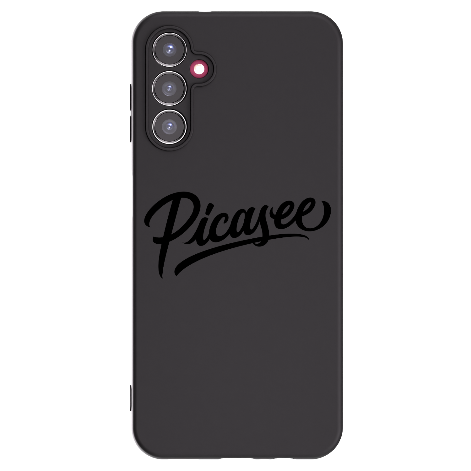 Picasee fekete szilikon tok az alábbi mobiltelefonokra Samsung Galaxy A14 5G A146P - Picasee - old logo - black