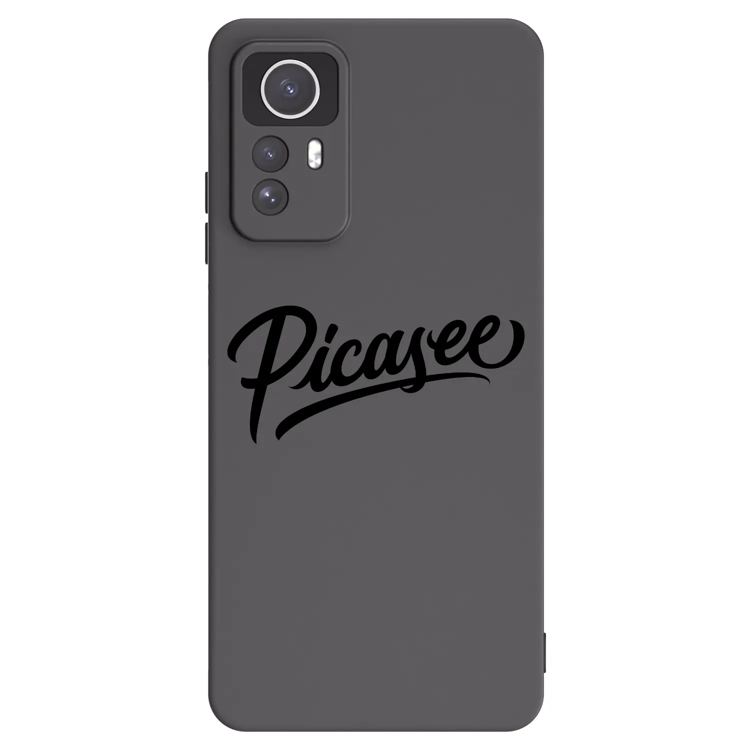 Picasee fekete szilikon tok az alábbi mobiltelefonokra Xiaomi Redmi Note 12S - Picasee - old logo - black