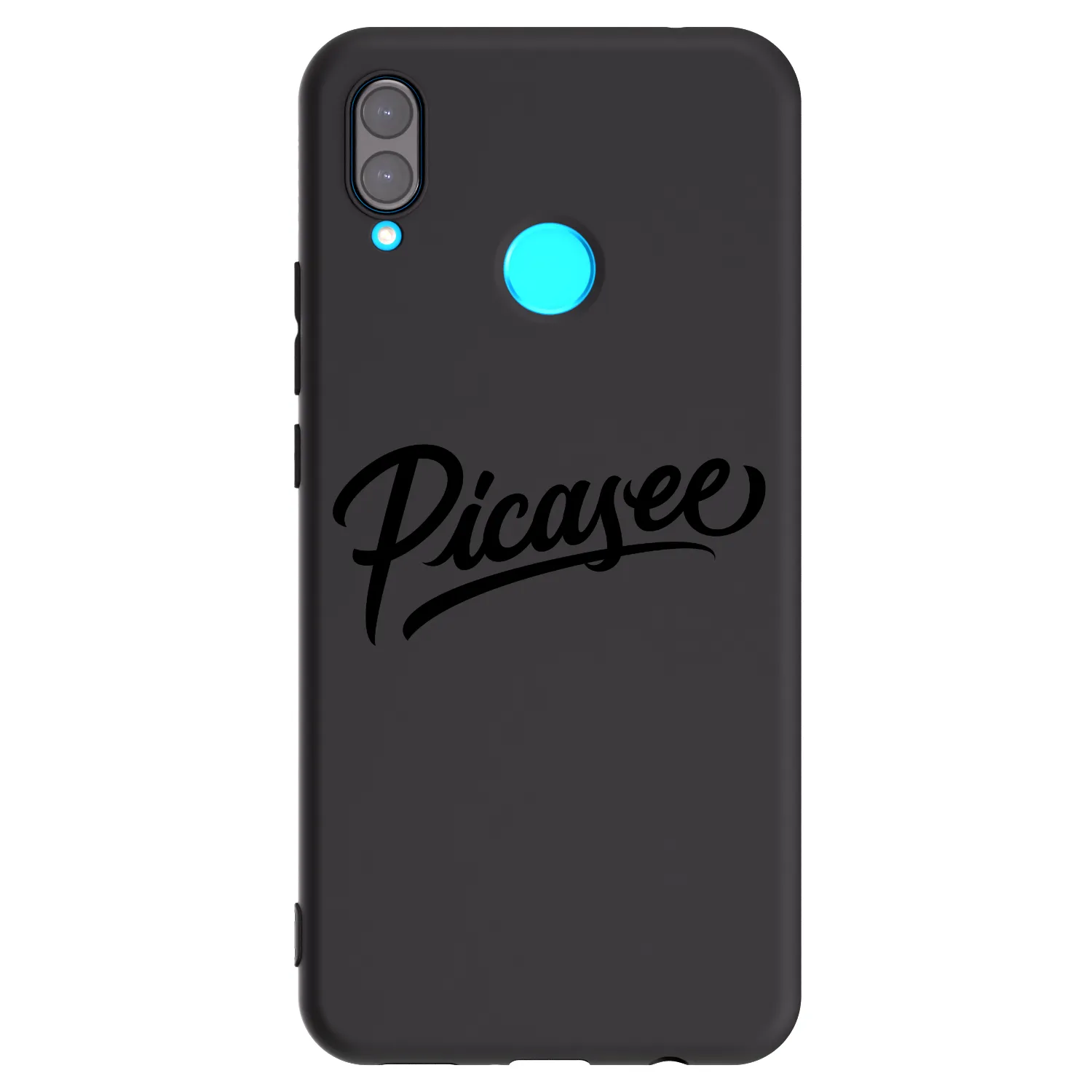 Picasee fekete szilikon tok az alábbi mobiltelefonokra Huawei Nova 3i - Picasee - old logo - black
