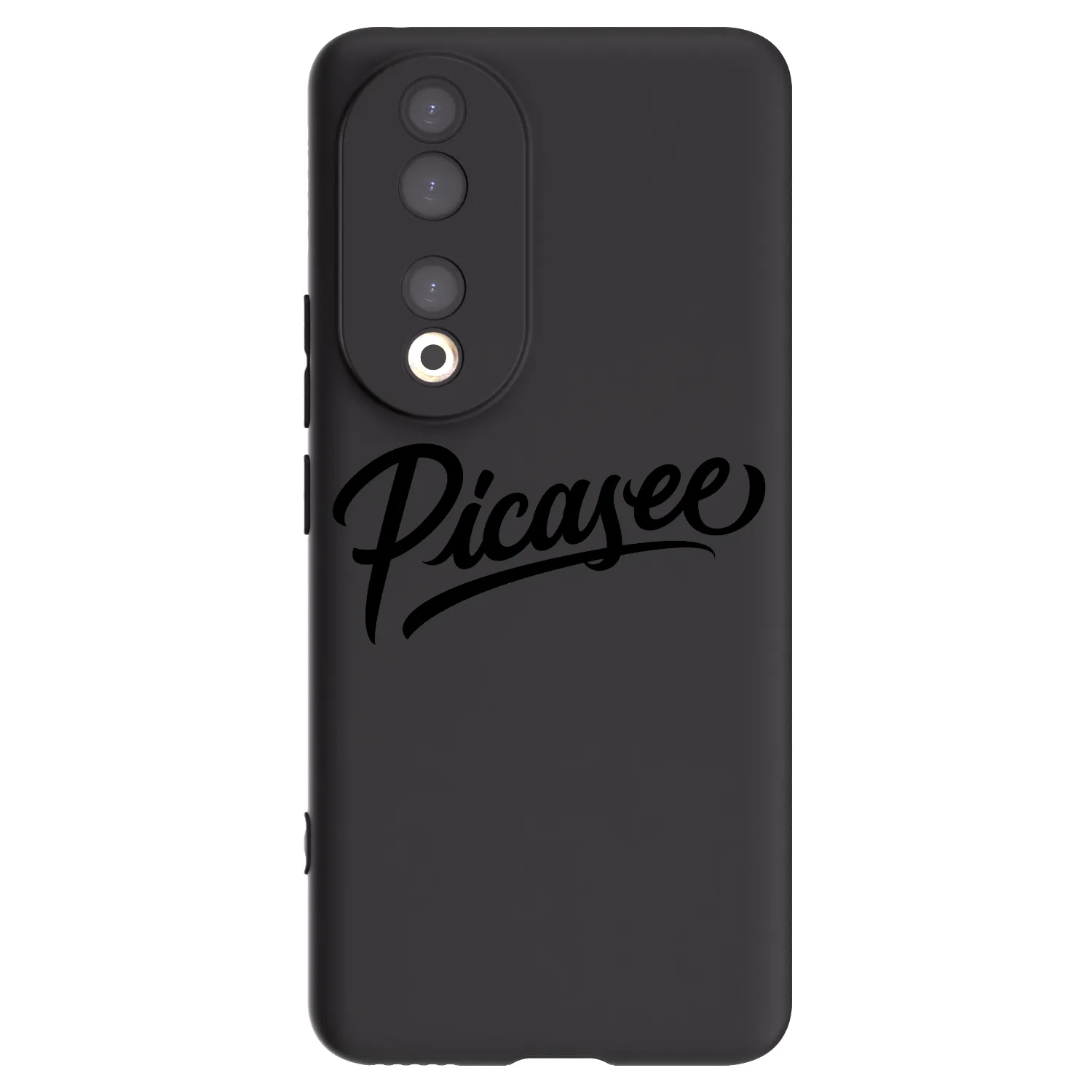 Picasee fekete szilikon tok az alábbi mobiltelefonokra Honor 90 5G - Picasee - old logo - black