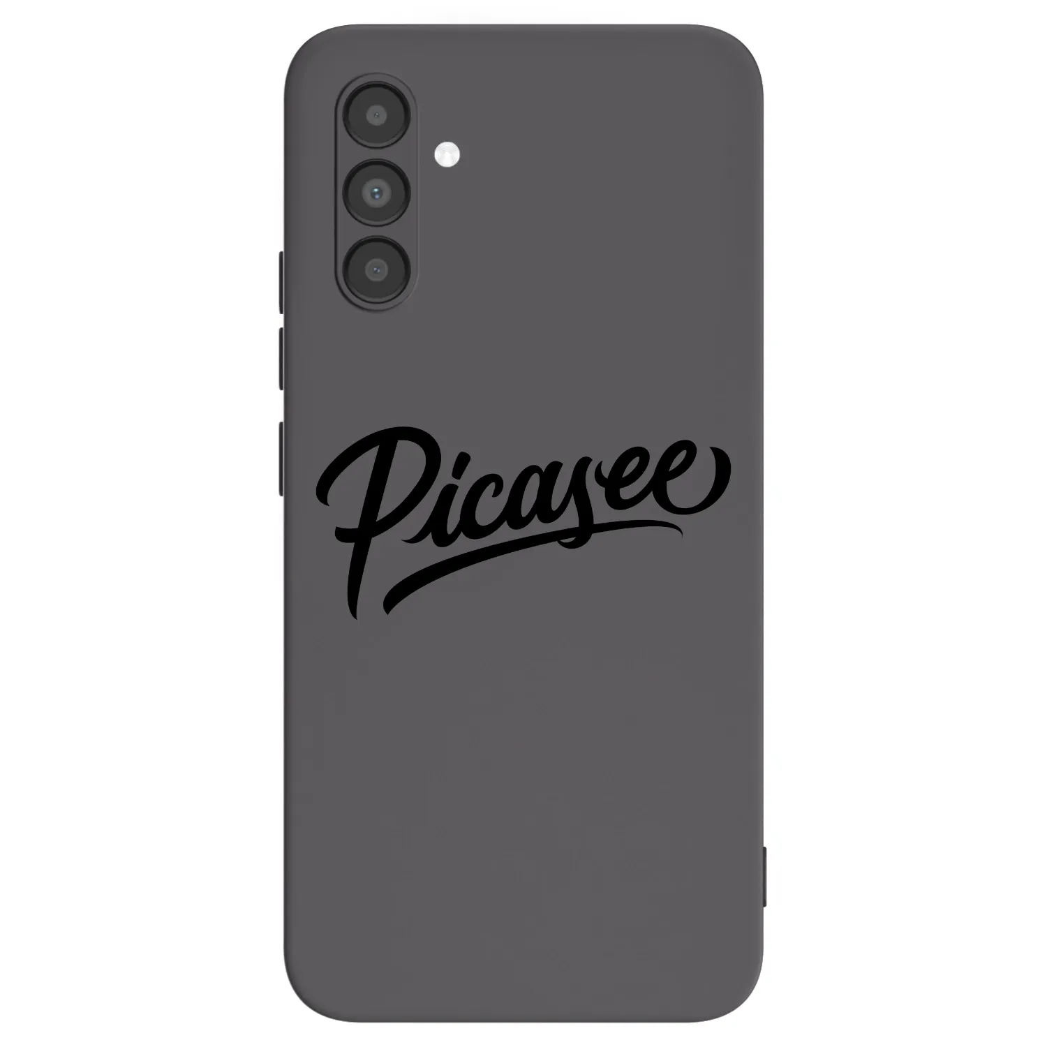Picasee fekete szilikon tok az alábbi mobiltelefonokra Samsung Galaxy A04s A047F - Picasee - old logo - black