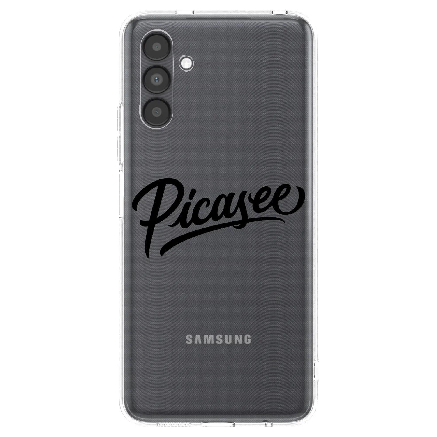 Picasee átlátszó szilikon tok az alábbi mobiltelefonokra Samsung Galaxy A04s A047F - Picasee - old logo - black