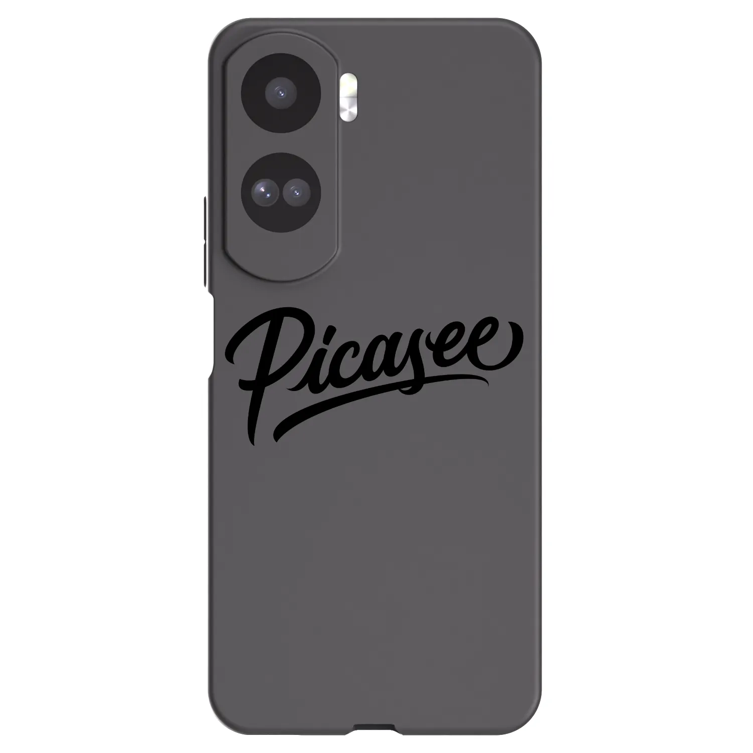 Picasee fekete szilikon tok az alábbi mobiltelefonokra Honor 90 Lite 5G - Picasee - old logo - black