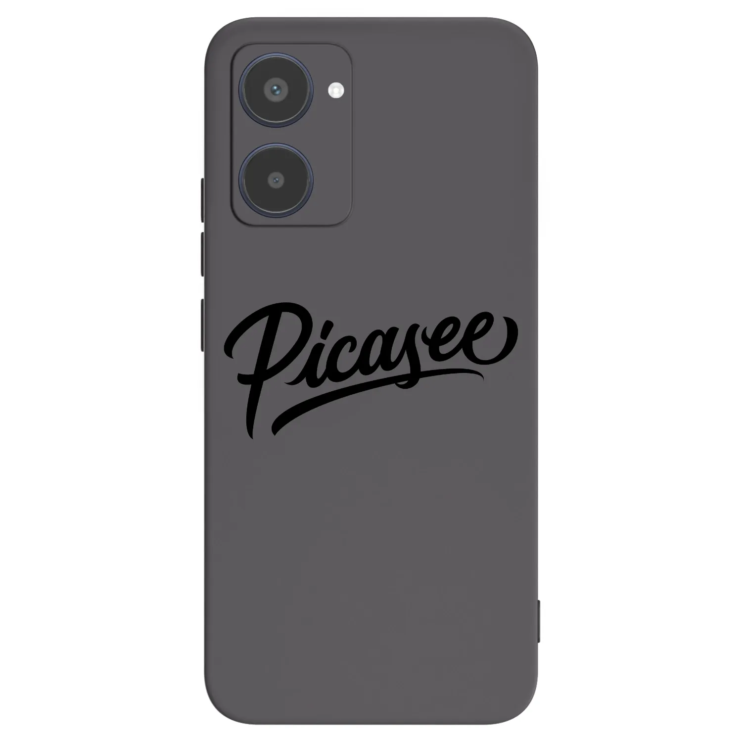 Picasee fekete szilikon tok az alábbi mobiltelefonokra Realme 10 4G - Picasee - old logo - black