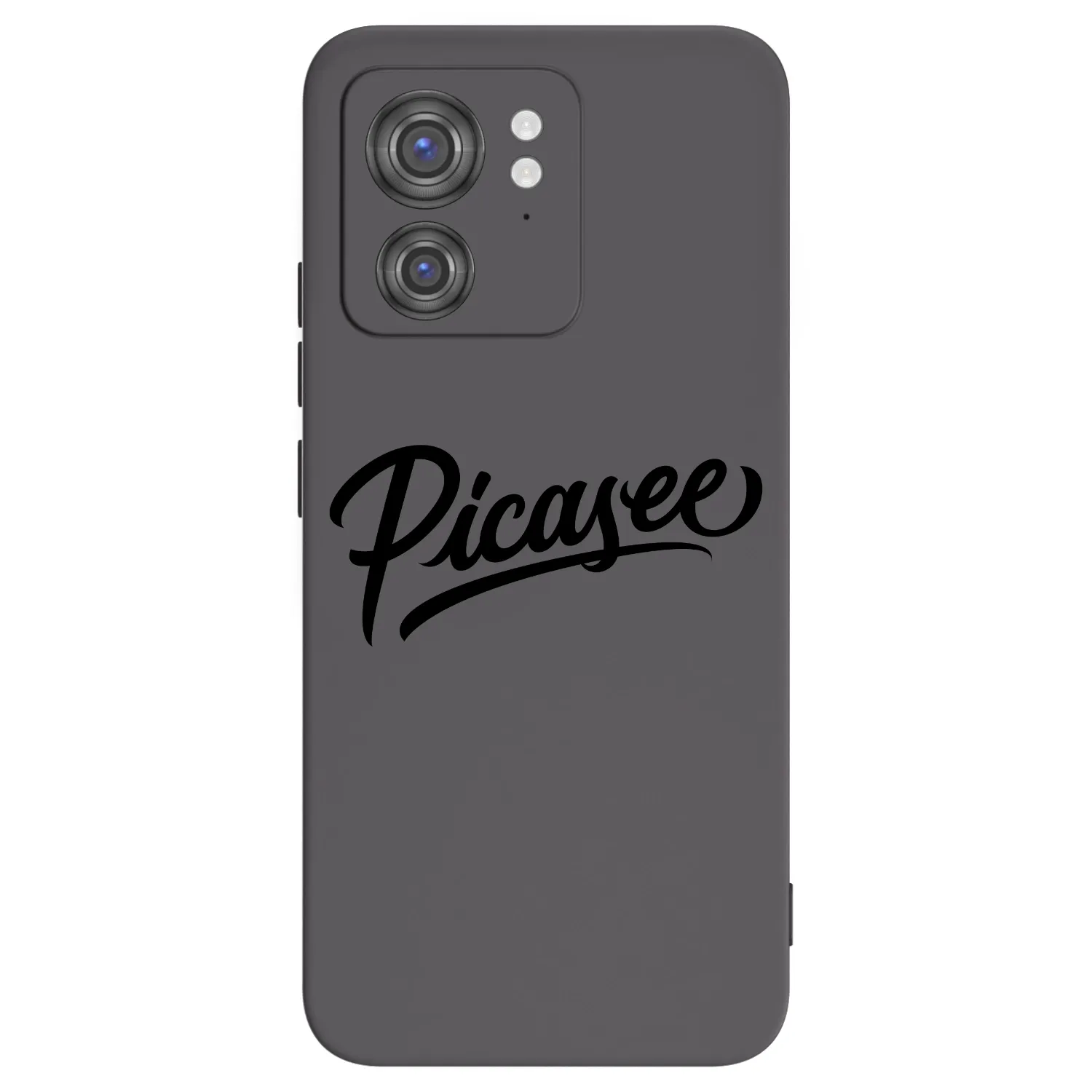 Picasee fekete szilikon tok az alábbi mobiltelefonokra Motorola Edge 40 - Picasee - old logo - black