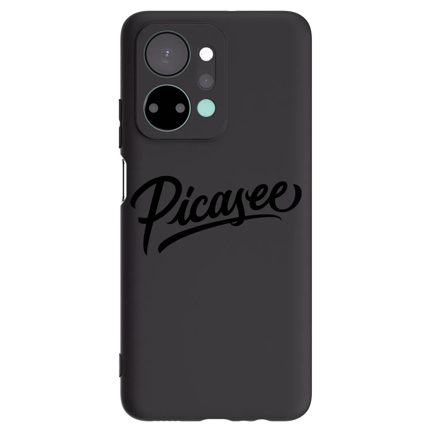 Picasee fekete szilikon tok az alábbi mobiltelefonokra Honor X7a - Picasee - old logo - black