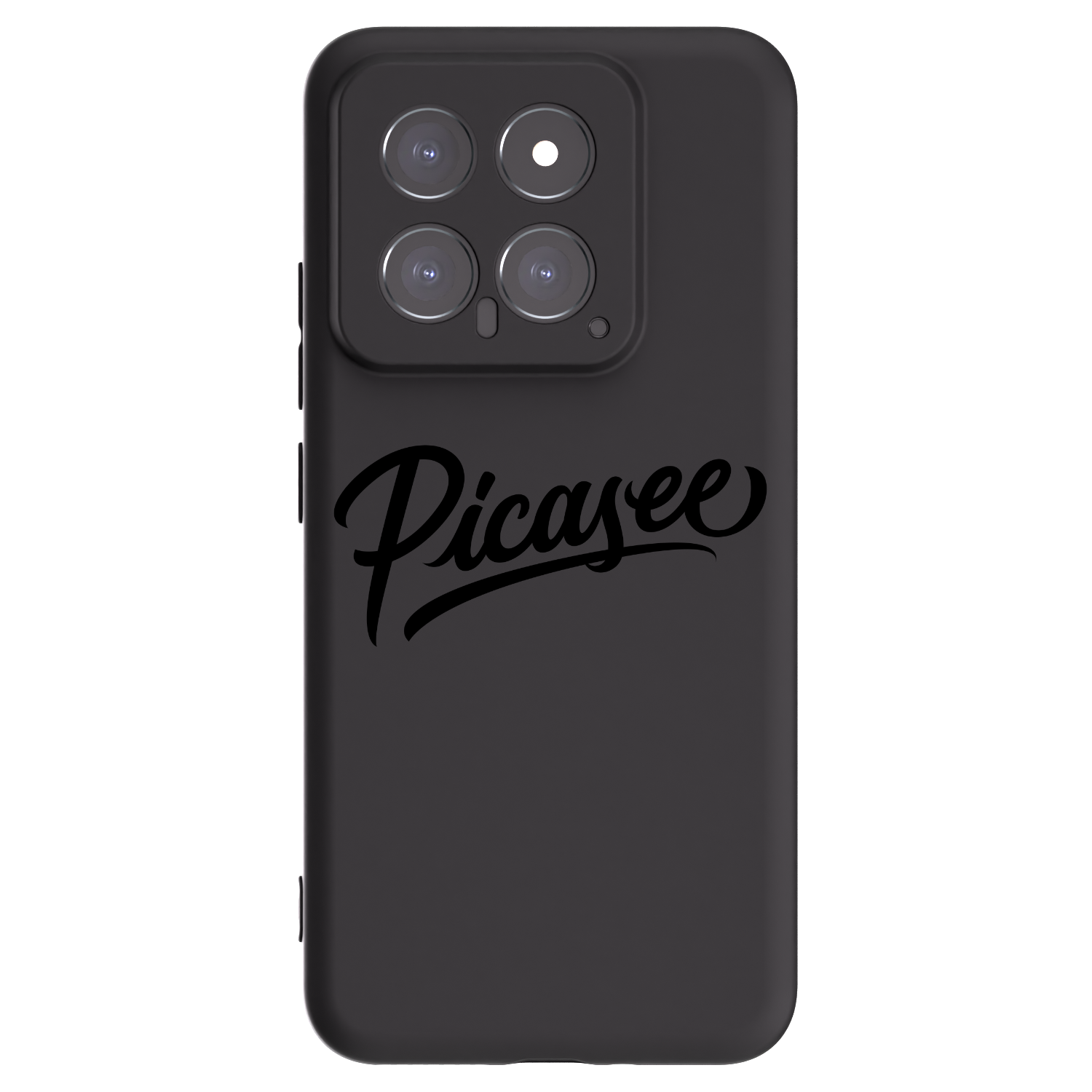 Picasee fekete szilikon tok az alábbi mobiltelefonokra Xiaomi 14 - Picasee - old logo - black