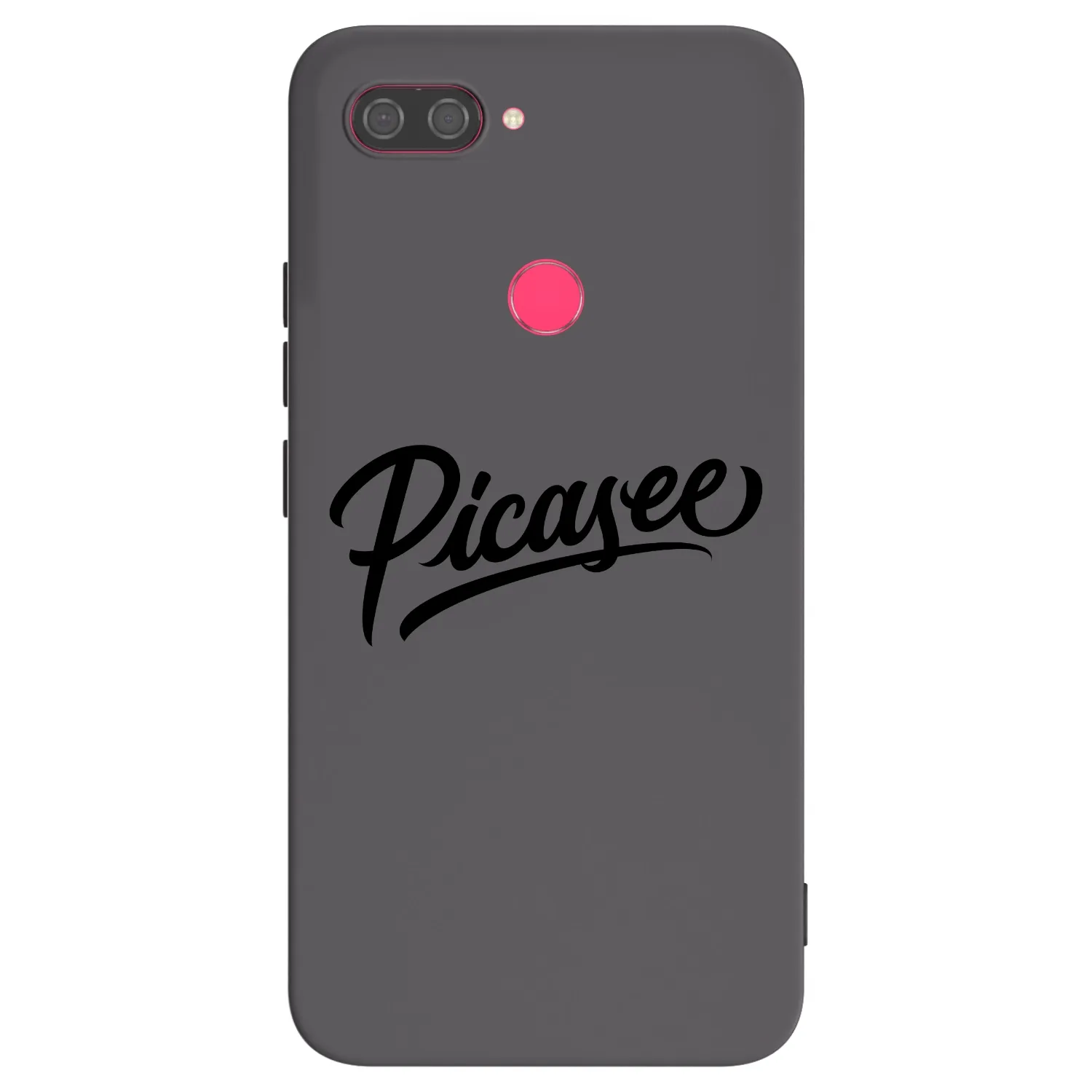 Picasee fekete szilikon tok az alábbi mobiltelefonokra Xiaomi Mi 8 Lite - Picasee - old logo - black