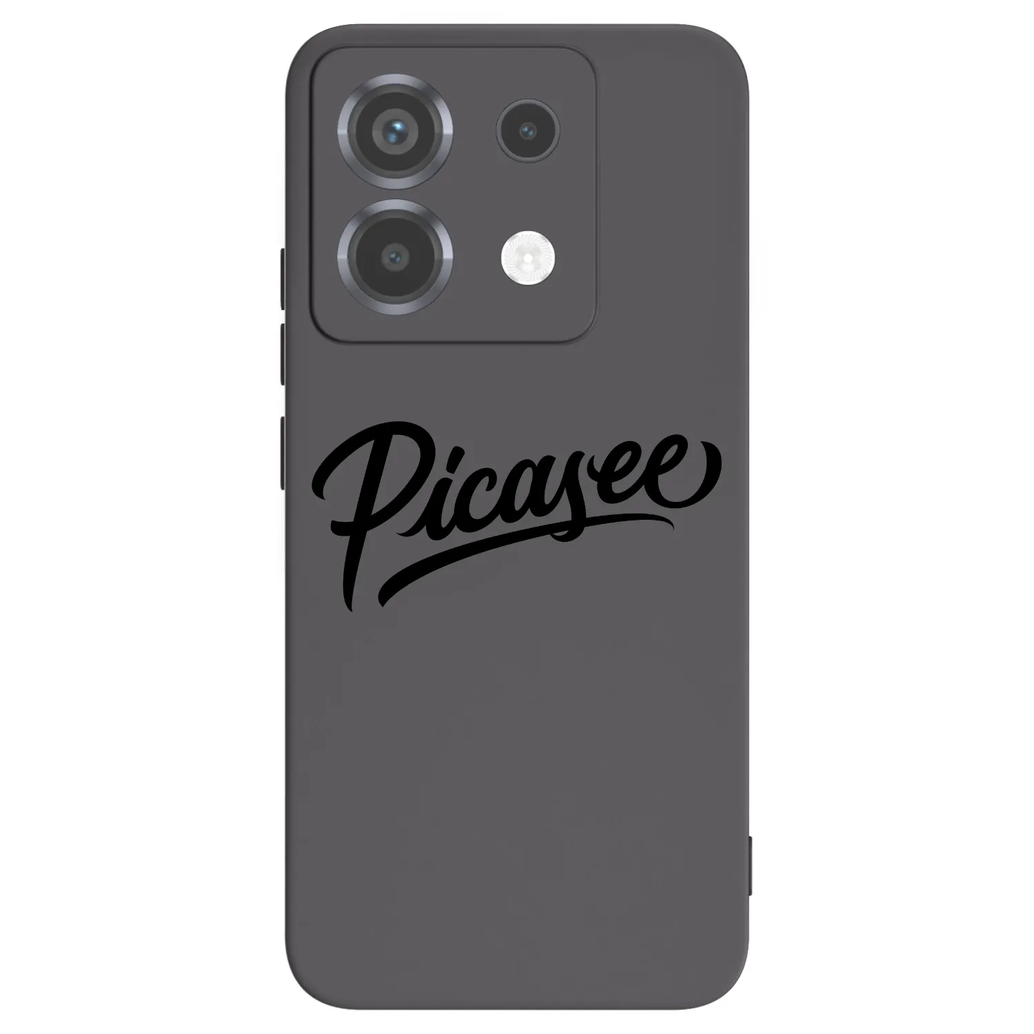Picasee fekete szilikon tok az alábbi mobiltelefonokra Xiaomi Poco X6 - Picasee - old logo - black