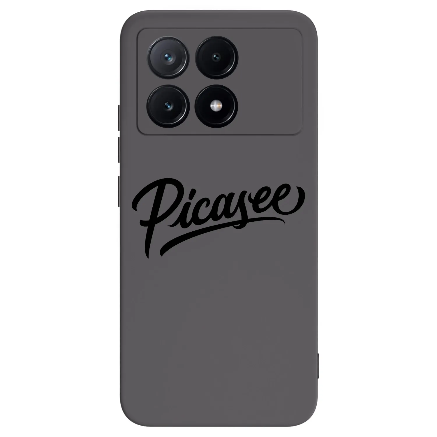 Picasee fekete szilikon tok az alábbi mobiltelefonokra Xiaomi Poco X6 Pro - Picasee - old logo - black