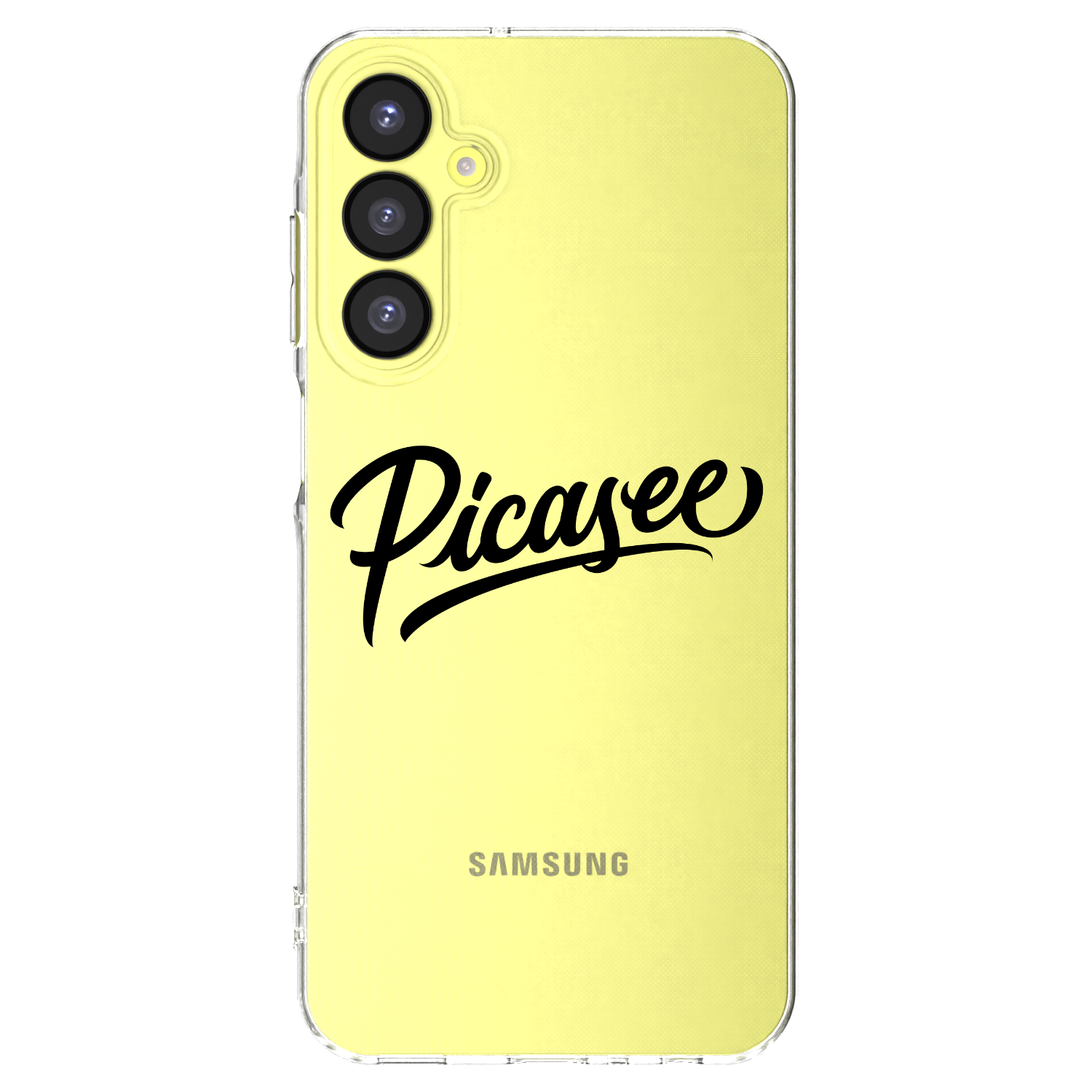 Picasee átlátszó szilikon tok az alábbi mobiltelefonokra Samsung Galaxy A25 A256B 5G - Picasee - old logo - black