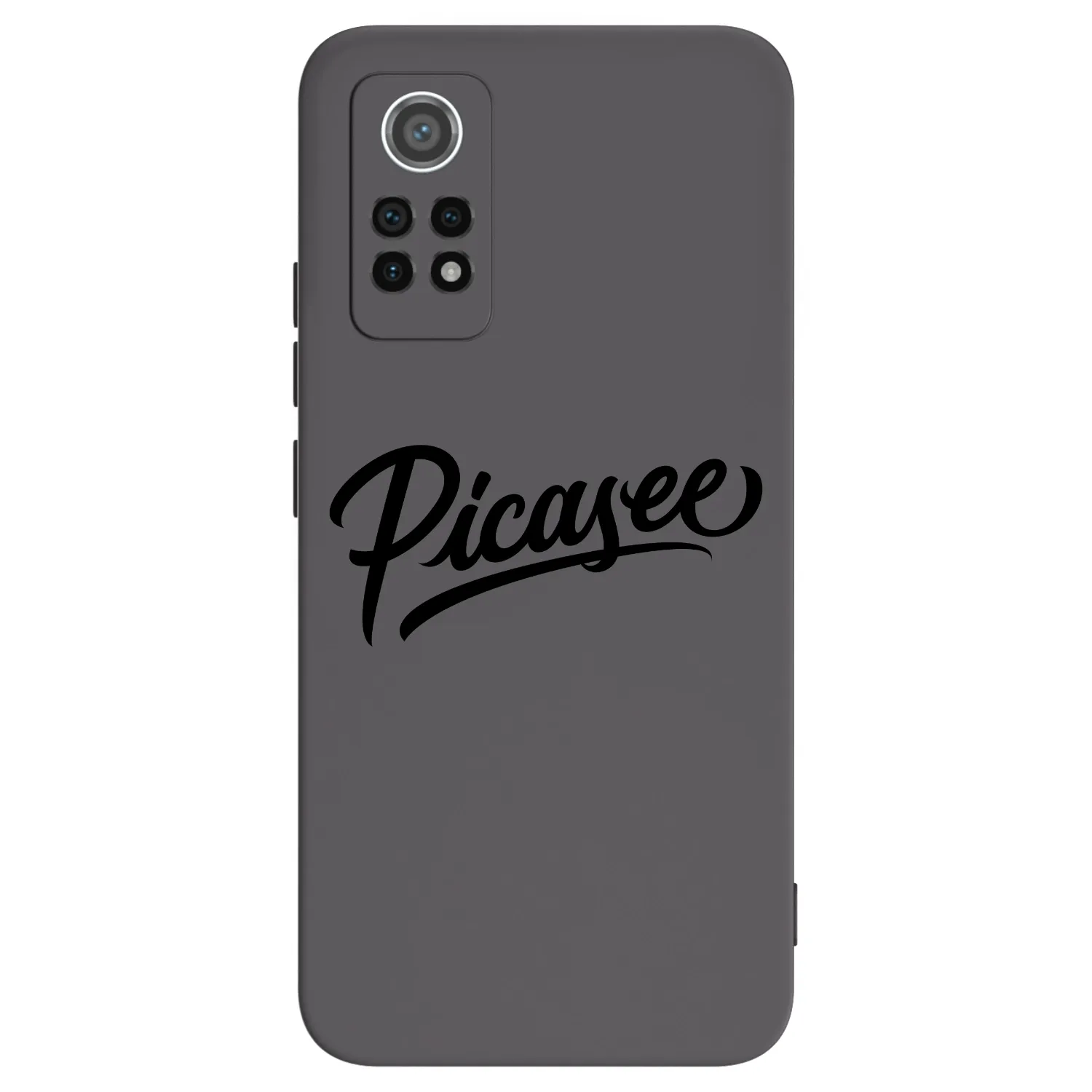 Picasee fekete szilikon tok az alábbi mobiltelefonokra Xiaomi Redmi Note 12 Pro 4G - Picasee - old logo - black
