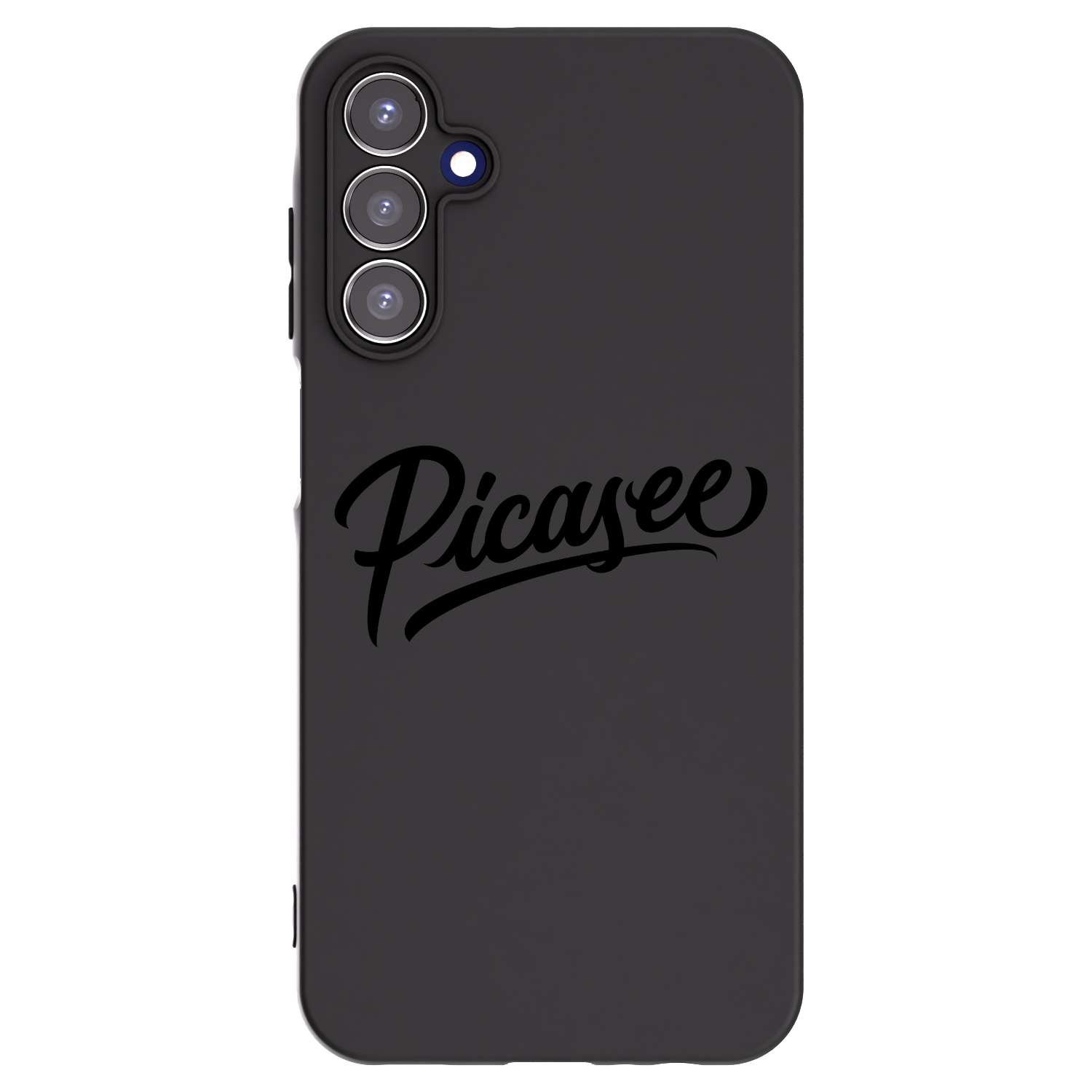Picasee fekete szilikon tok az alábbi mobiltelefonokra Samsung Galaxy A15 A155F 4G - Picasee - old logo - black