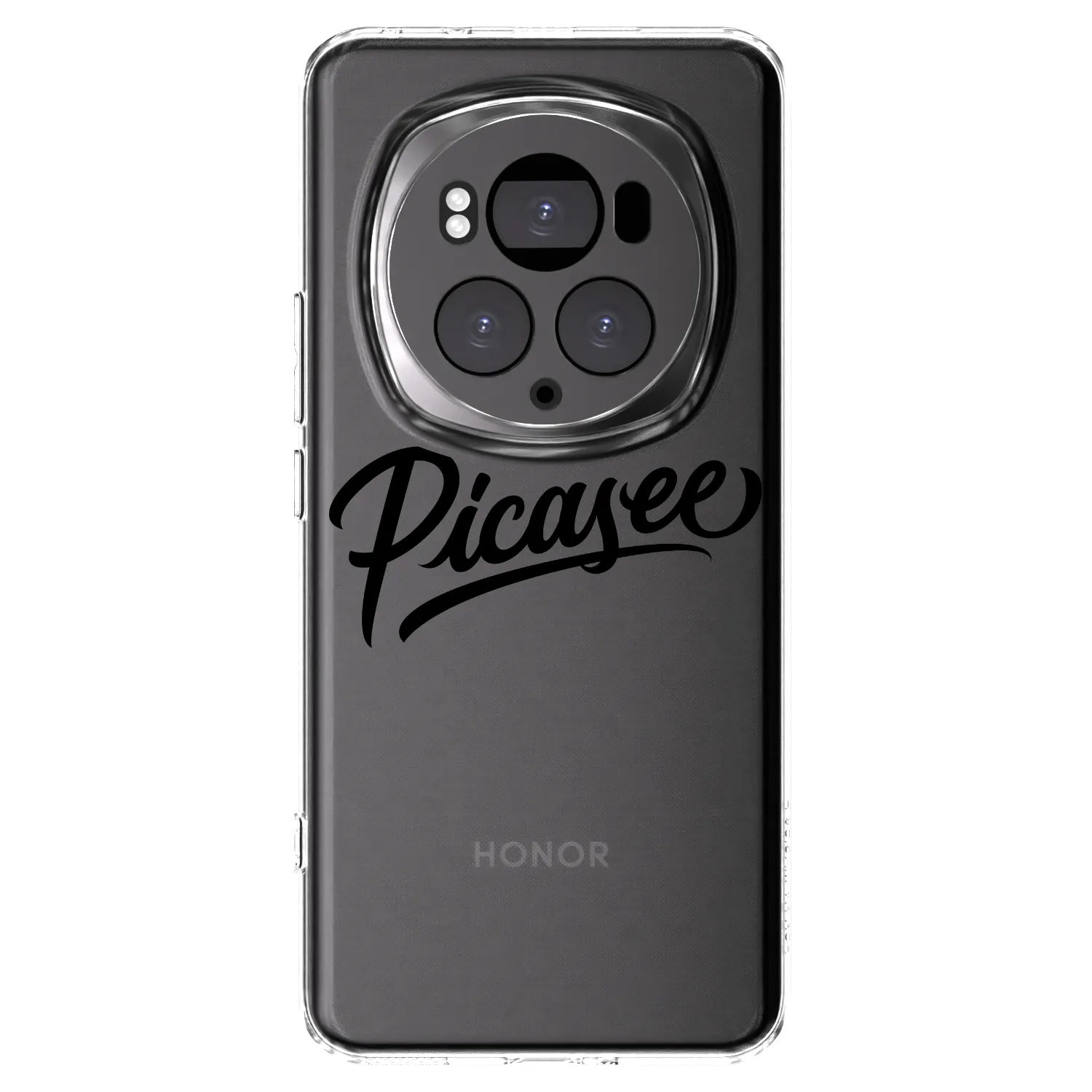 Picasee átlátszó szilikon tok az alábbi mobiltelefonokra Honor Magic6 Pro - Picasee - old logo - black