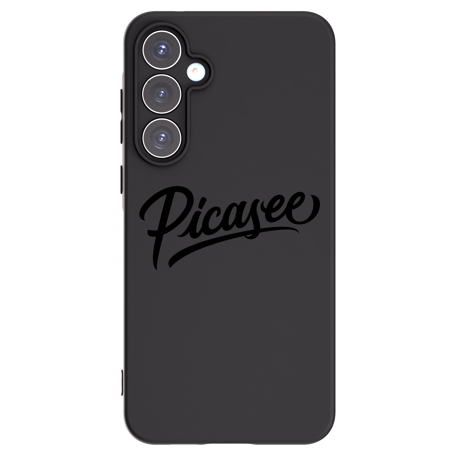 Picasee fekete szilikon tok az alábbi mobiltelefonokra Samsung Galaxy A55 5G A556B - Picasee - old logo - black