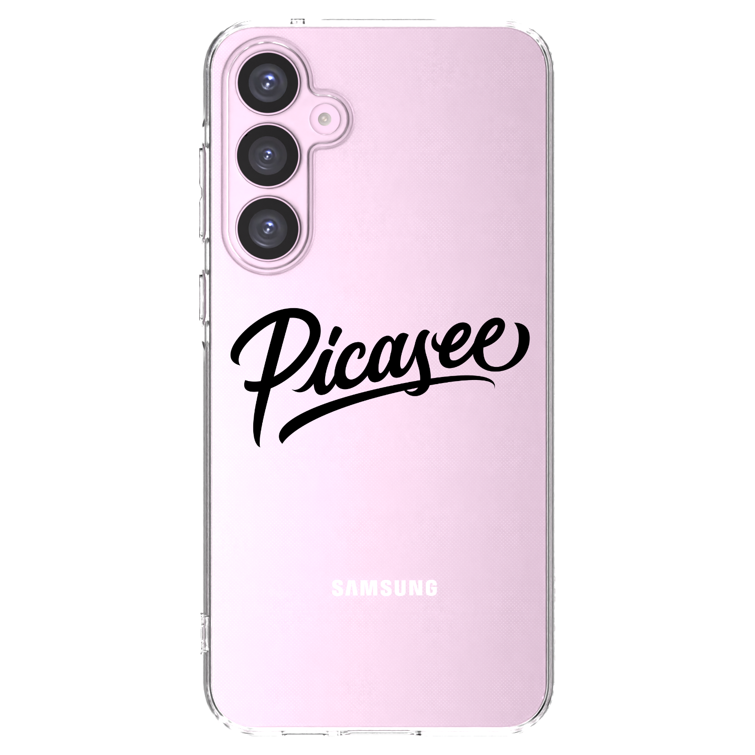 Picasee átlátszó szilikon tok az alábbi mobiltelefonokra Samsung Galaxy A55 5G A556B - Picasee - old logo - black