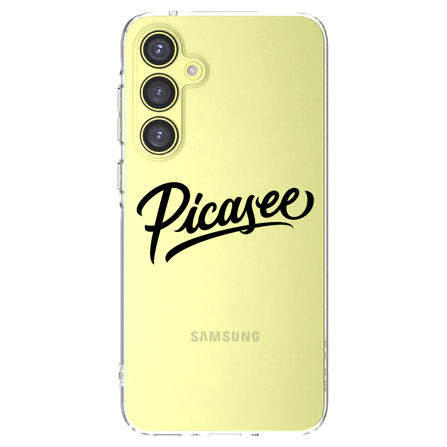 Picasee átlátszó szilikon tok az alábbi mobiltelefonokra Samsung Galaxy A35 5G A356B - Picasee - old logo - black
