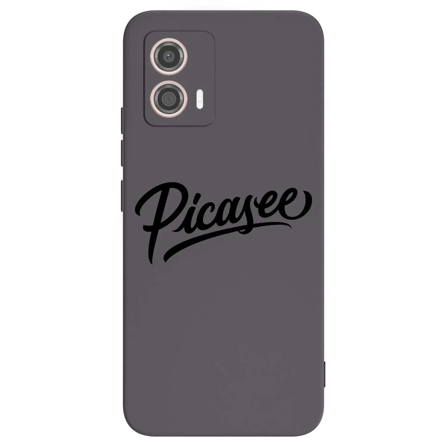 Picasee fekete szilikon tok az alábbi mobiltelefonokra Motorola Moto G53 5G - Picasee - old logo - black