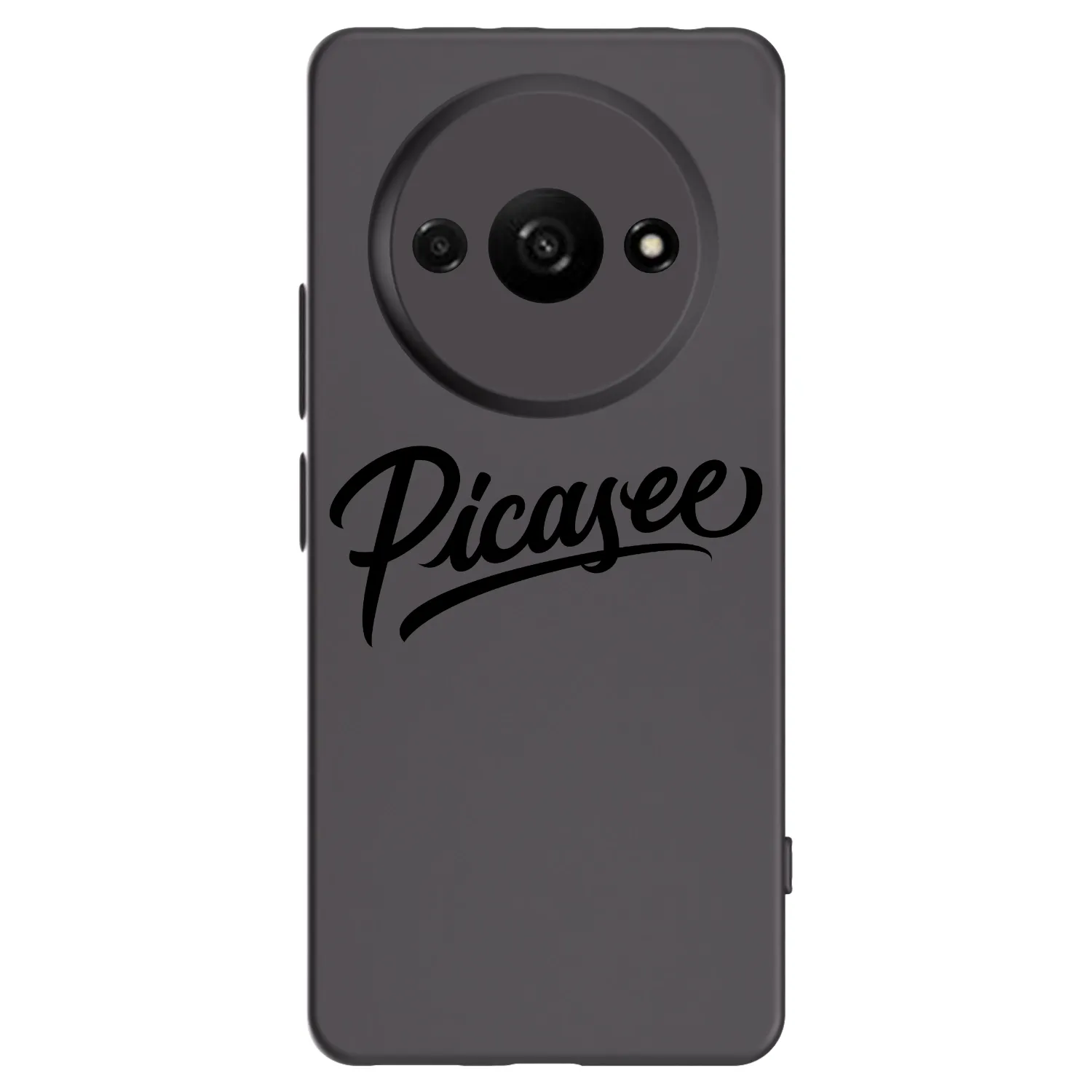 Picasee fekete szilikon tok az alábbi mobiltelefonokra Xiaomi Redmi A3 - Picasee - old logo - black