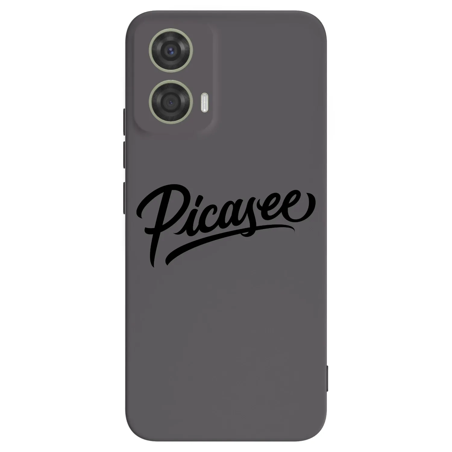 Picasee fekete szilikon tok az alábbi mobiltelefonokra Motorola Moto G24 - Picasee - old logo - black