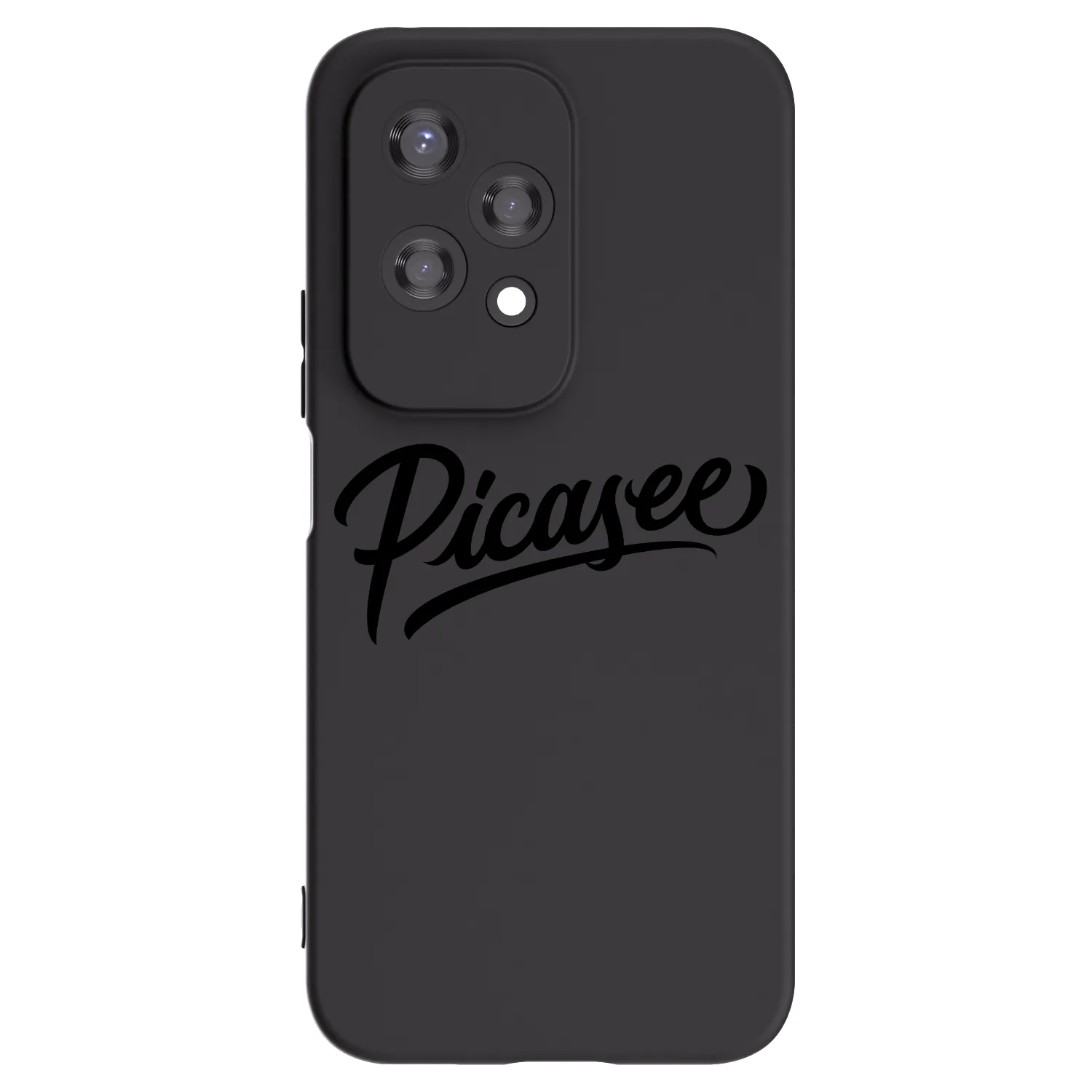 Picasee fekete szilikon tok az alábbi mobiltelefonokra Honor 200 Lite - Picasee - old logo - black