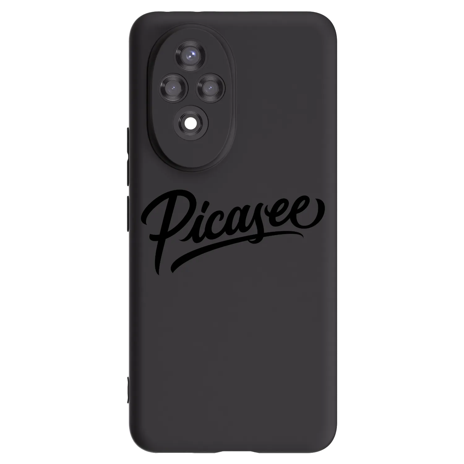 Picasee fekete szilikon tok az alábbi mobiltelefonokra Honor 200 Pro 5G - Picasee - old logo - black