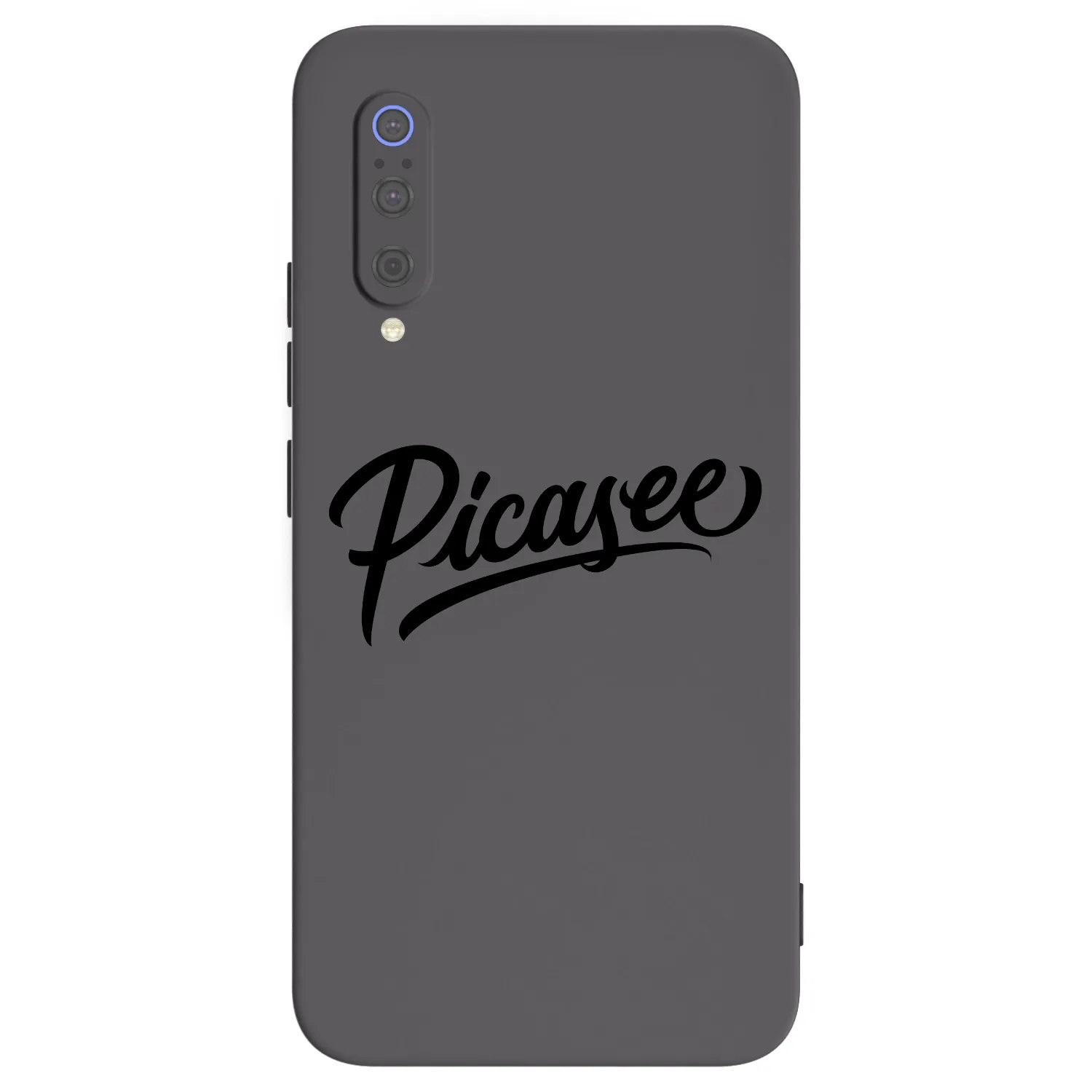 Picasee fekete szilikon tok az alábbi mobiltelefonokra Xiaomi Mi 9 - Picasee - old logo - black