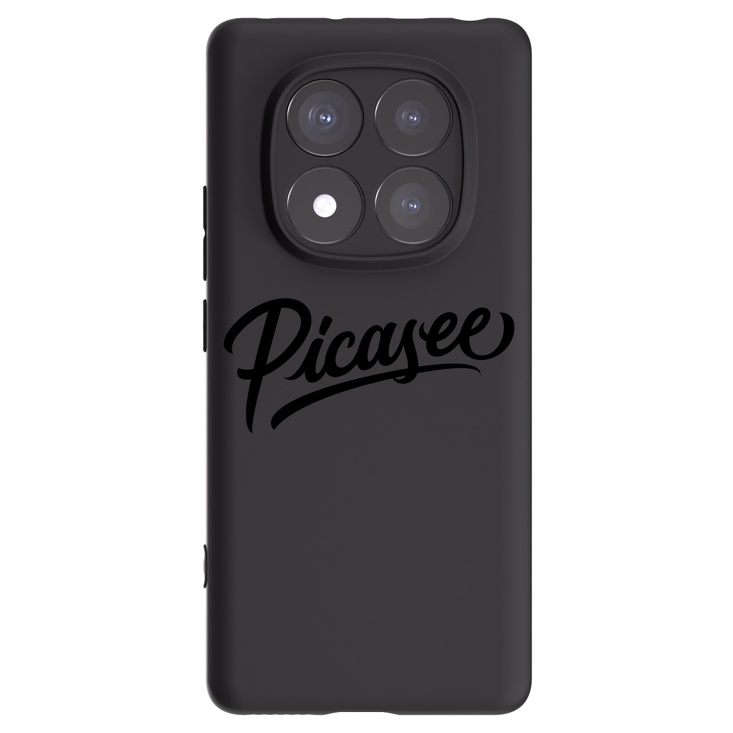 Picasee fekete szilikon tok az alábbi mobiltelefonokra Xiaomi Redmi Note 14 Pro+ 5G - Picasee - old logo - black