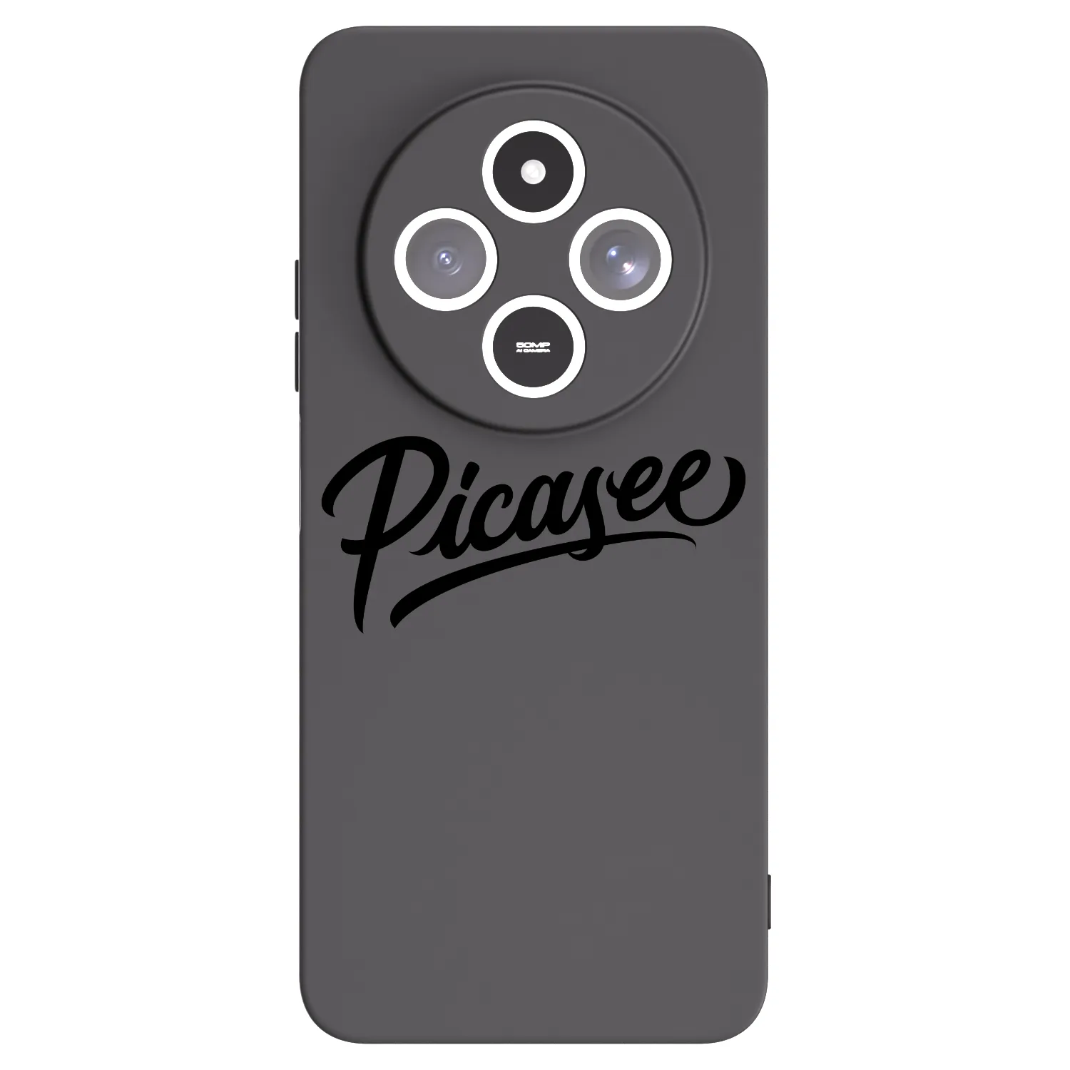 Picasee fekete szilikon tok az alábbi mobiltelefonokra Xiaomi Redmi 14C - Picasee - old logo - black