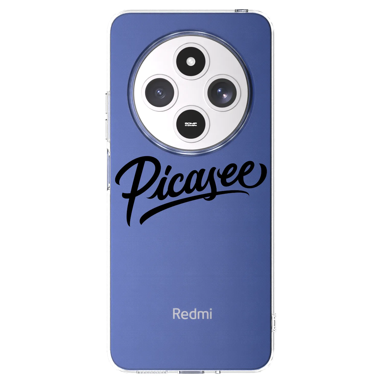 Picasee átlátszó szilikon tok az alábbi mobiltelefonokra Xiaomi Redmi 14C - Picasee - old logo - black