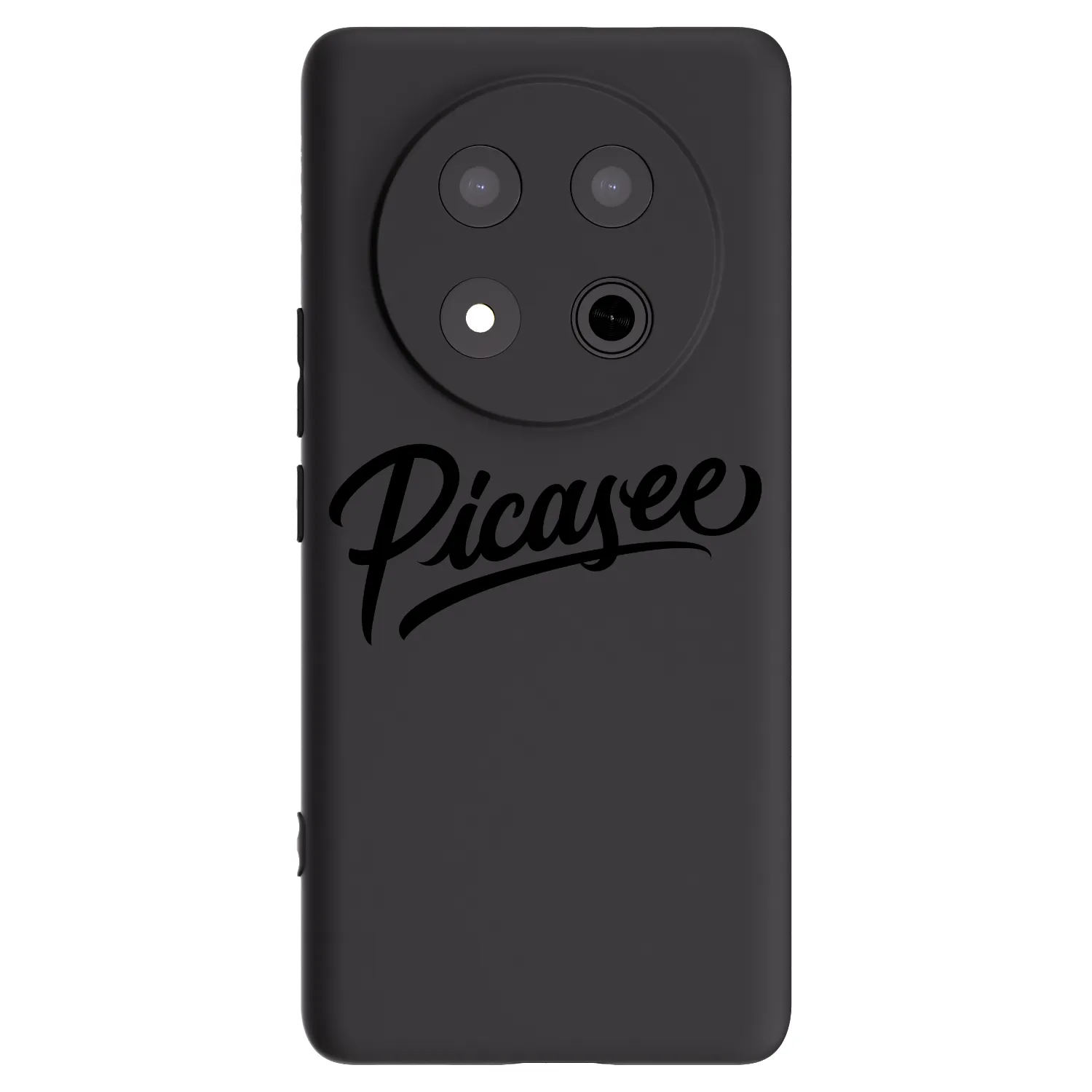 Picasee fekete szilikon tok az alábbi mobiltelefonokra Honor Magic7 Lite 5G - Picasee - old logo - black