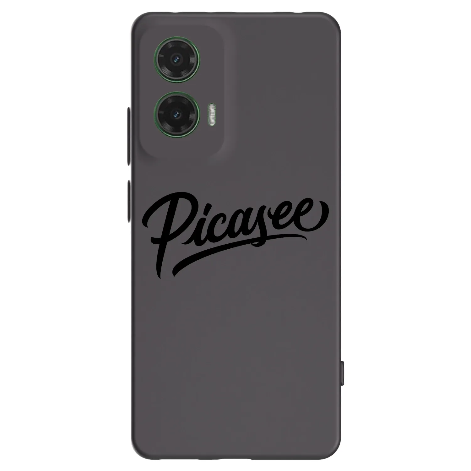 Picasee fekete szilikon tok az alábbi mobiltelefonokra Motorola Moto G35 5G - Picasee - old logo - black