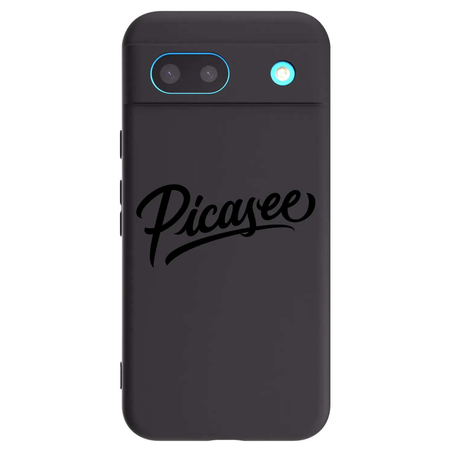 Picasee fekete szilikon tok az alábbi mobiltelefonokra Google Pixel 8a - Picasee - old logo - black