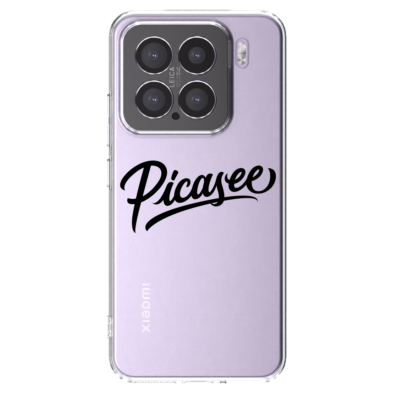 Picasee átlátszó szilikon tok az alábbi mobiltelefonokra Xiaomi 15 - Picasee - old logo - black