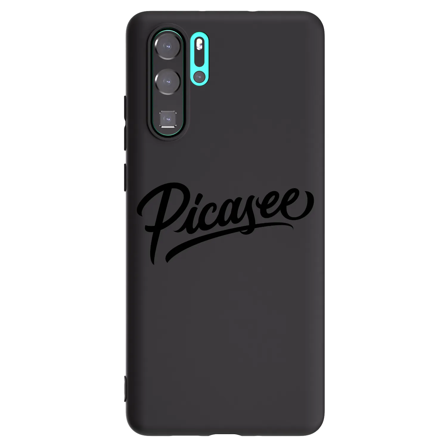 Picasee fekete szilikon tok az alábbi mobiltelefonokra Huawei P30 Pro - Picasee - old logo - black