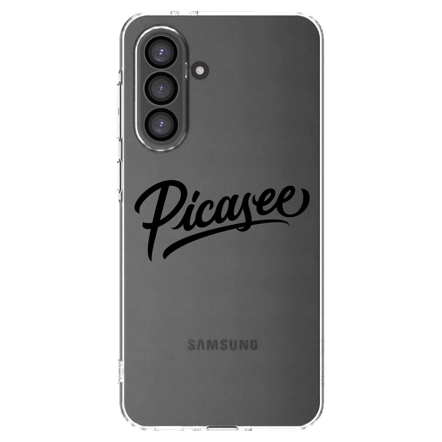 Picasee átlátszó szilikon tok az alábbi mobiltelefonokra Samsung Galaxy A36 5G - Picasee - old logo - black